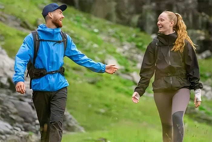 Moosehill HikerFlex series Men's and Women's hiking cargo pants with durable ripstop fabric for trekking in the high-altitude alpine meadows.