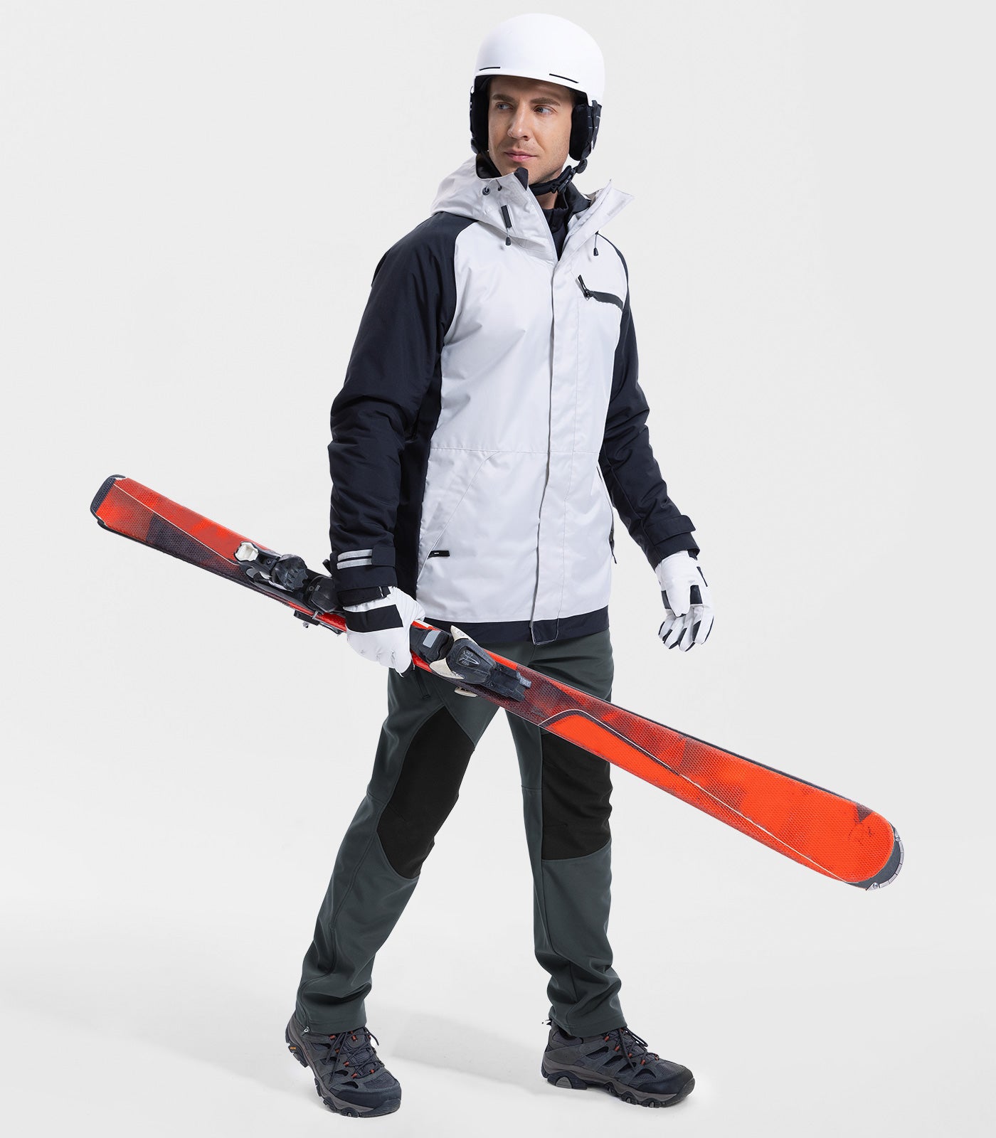 Men's Snow Ski Pants Fleece Lined Waterproof - SnowVenture M041