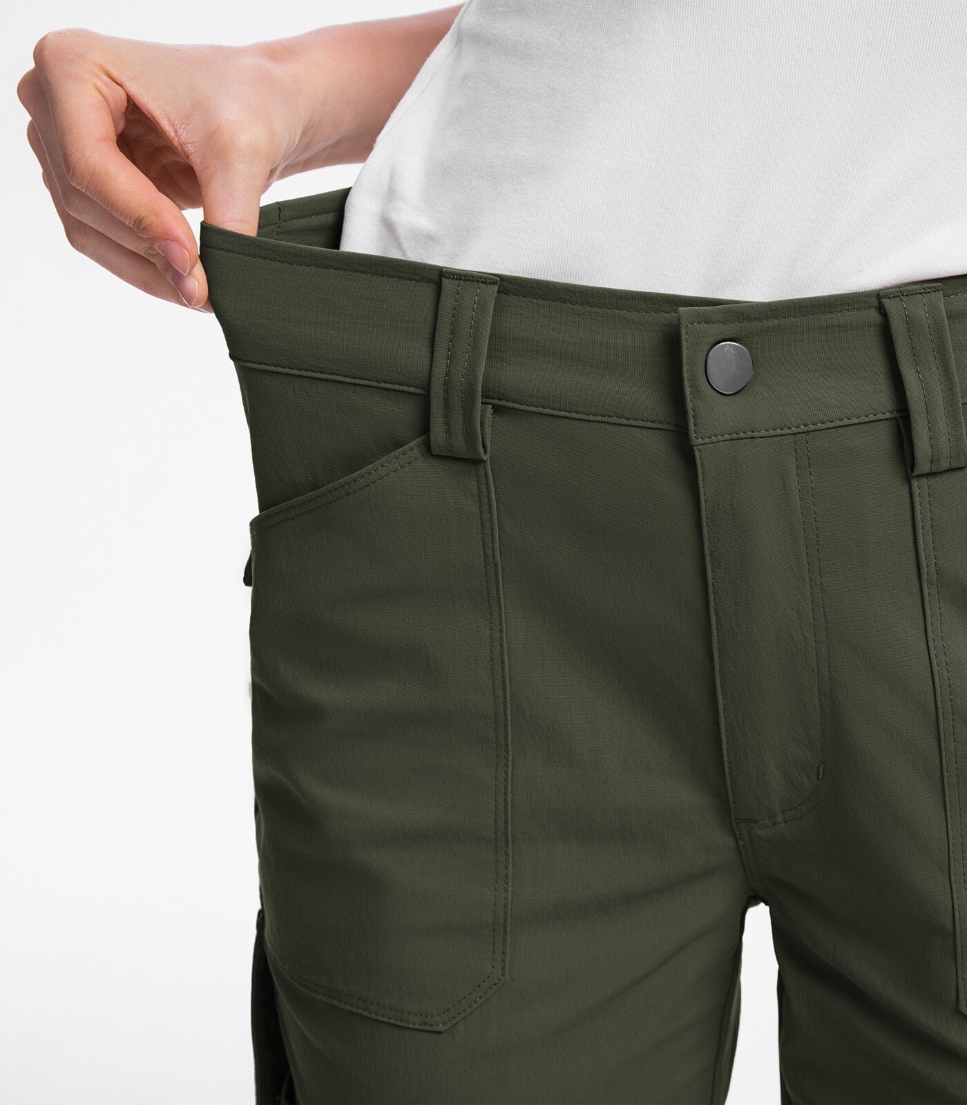 Damen Cargo Capri-Hosen 12