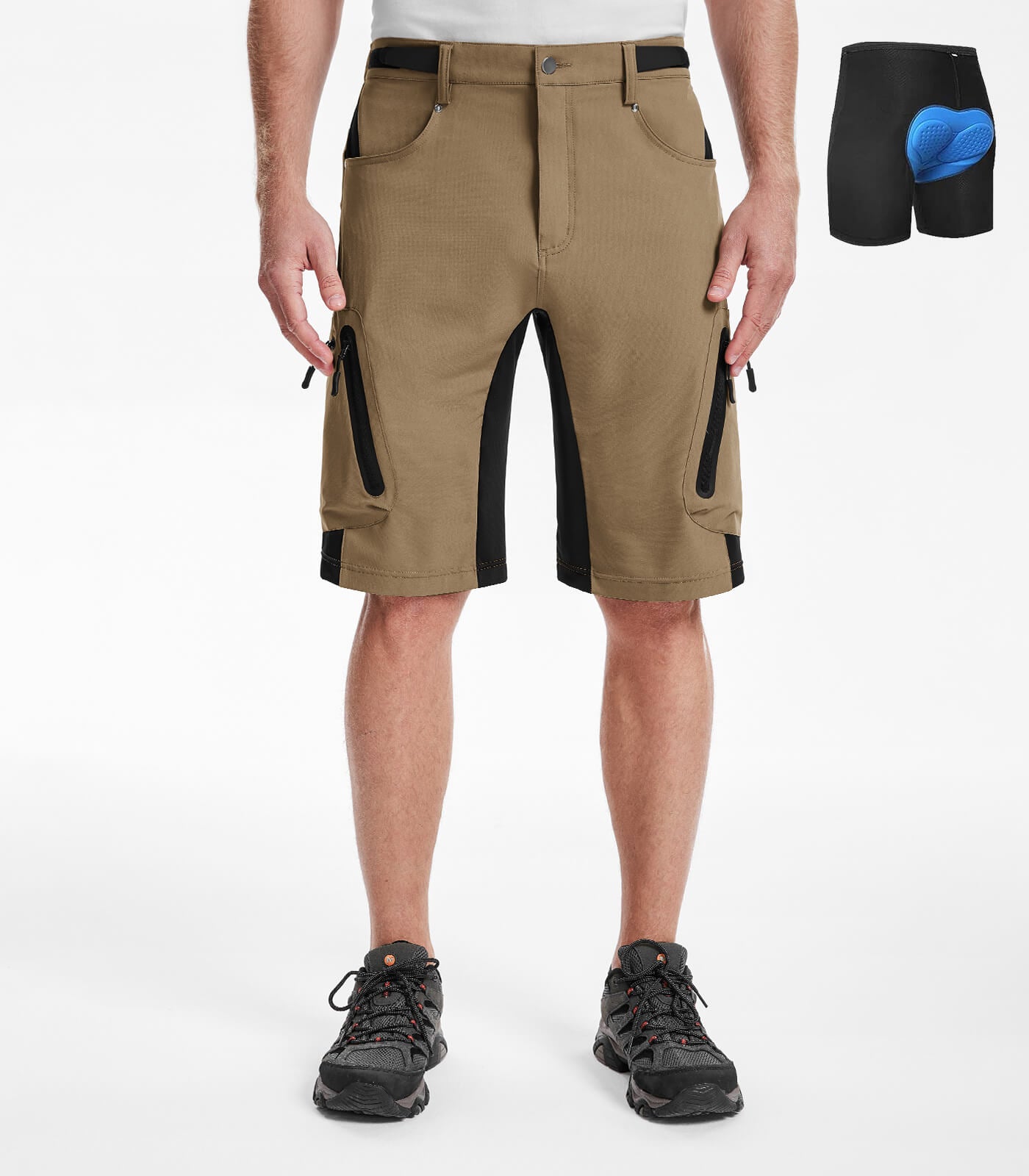Men's Padded Mountain Bike Shorts - CycleAir M001
