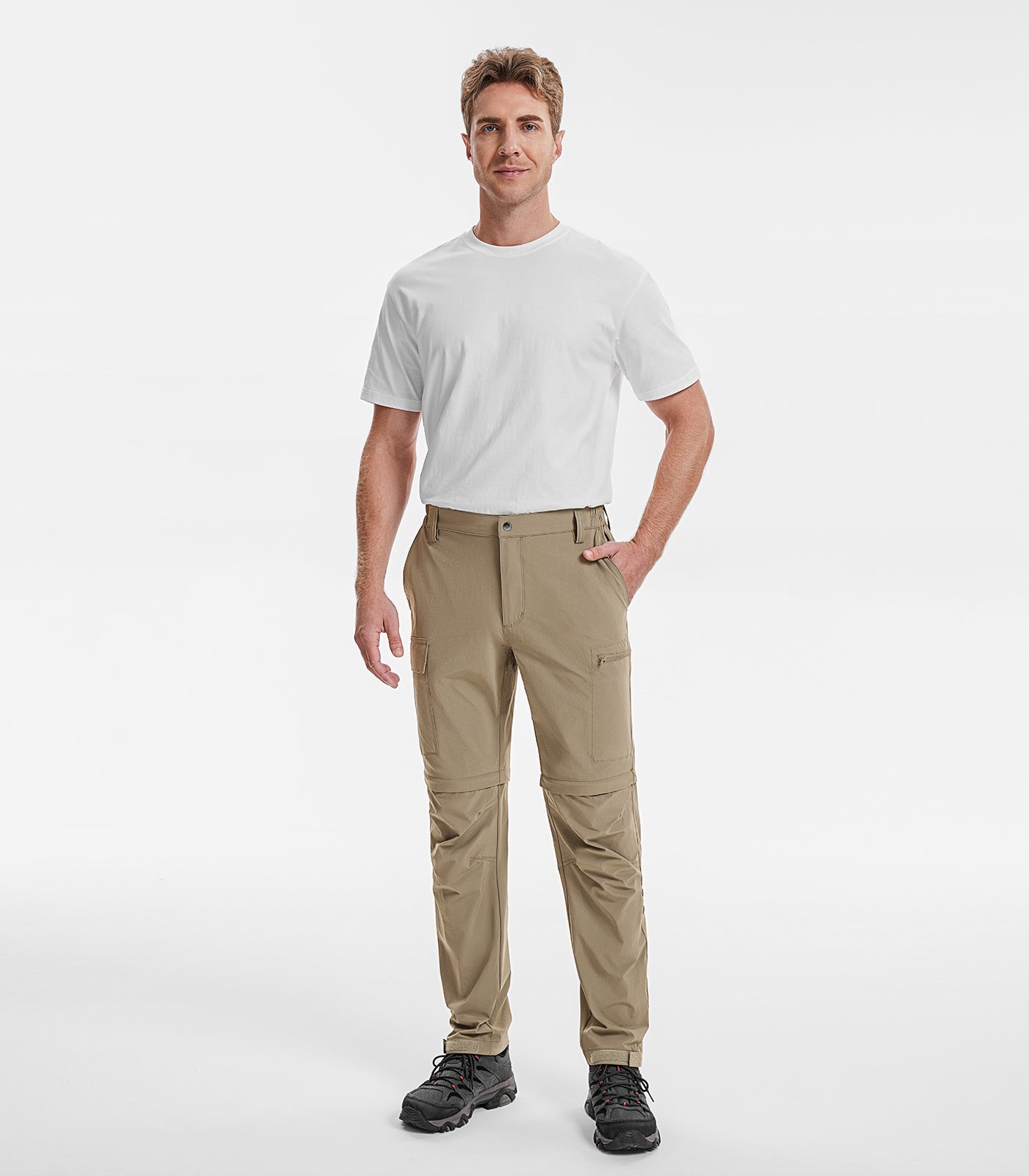 Men's Convertible Hiking Pants Quick Dry Cargo Pants - HikerFlex M015