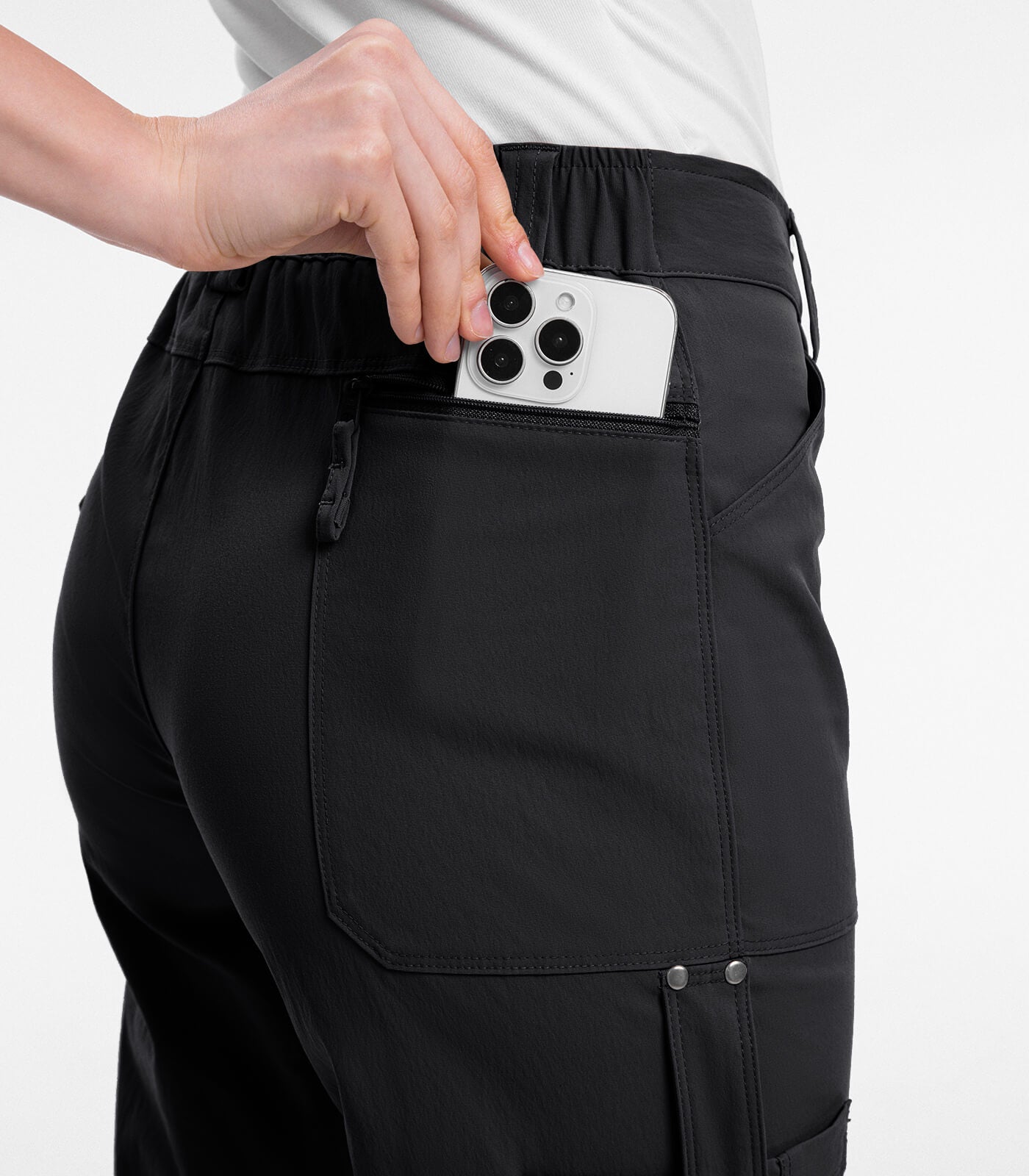 Damen Cargo Capri-Hosen 12