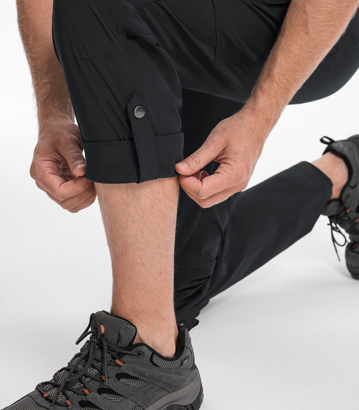 Men's Hiking Cargo Pants Water-Resistant Quick Dry - HikerFlex M033