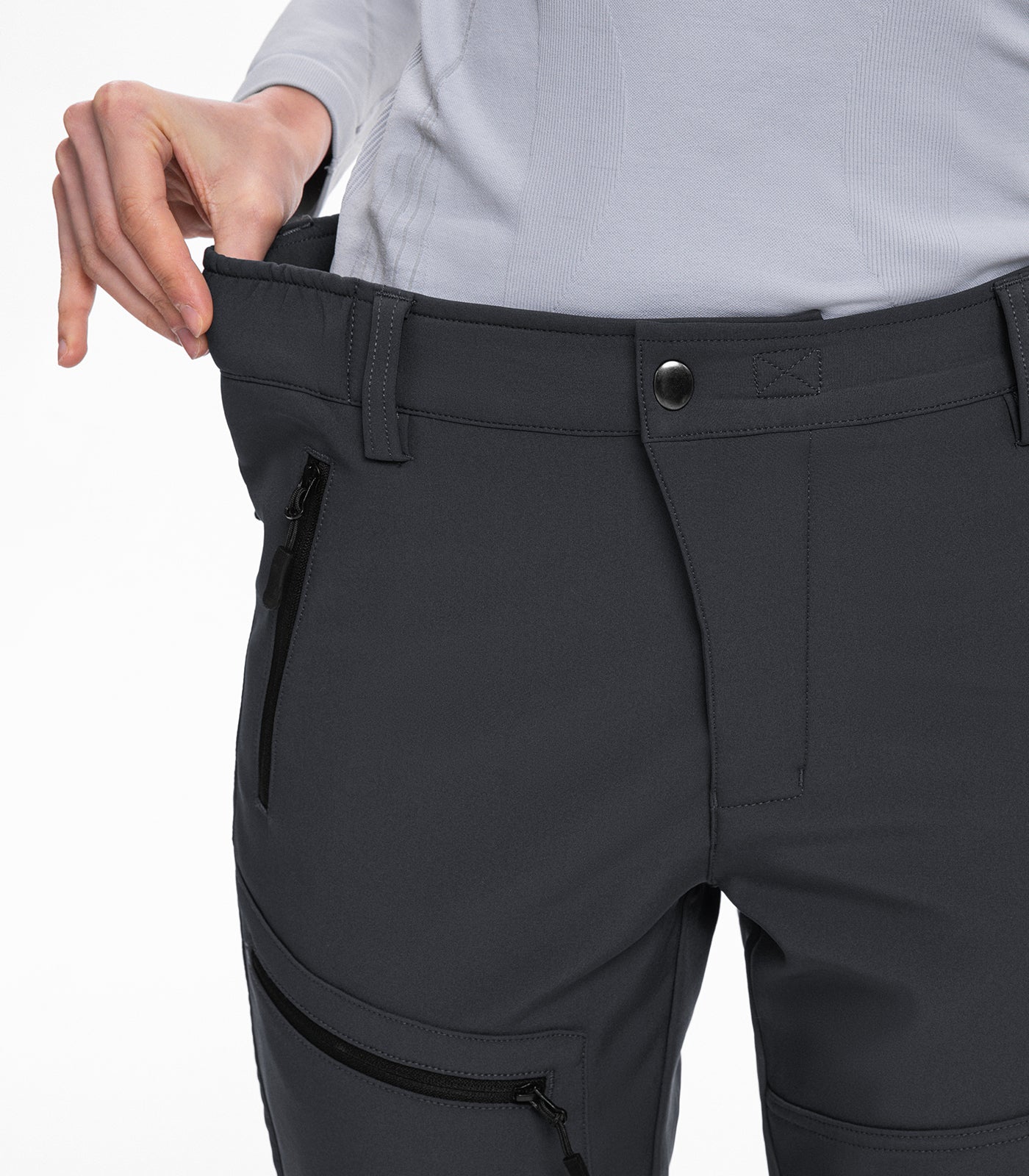 Pantaloni de drumeție evazați pentru schi pe zăpadă pentru femei - SnowVenture W021