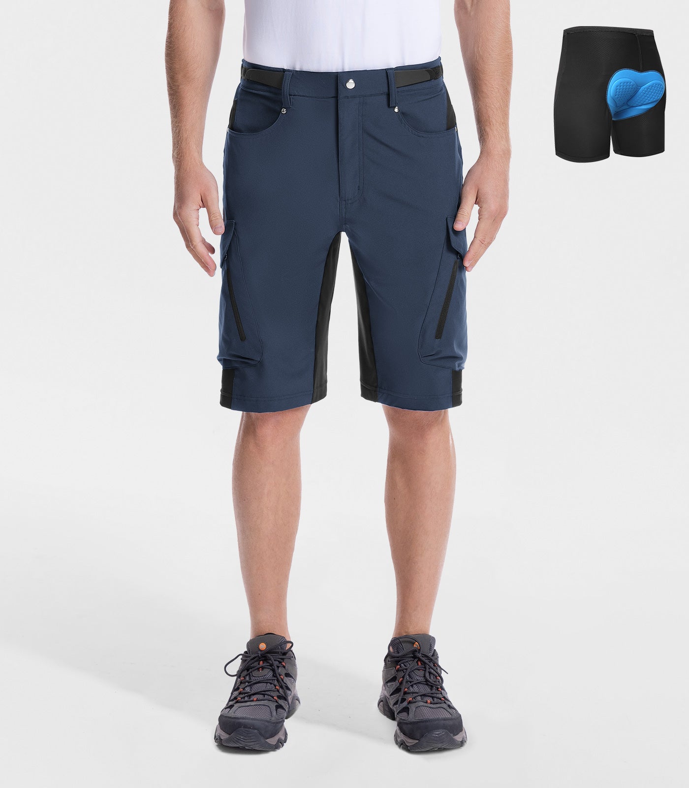 Pantaloni scurți bărbătești pentru bicicletă montană, largi, uscare rapidă, ușori - CycleAir M006
