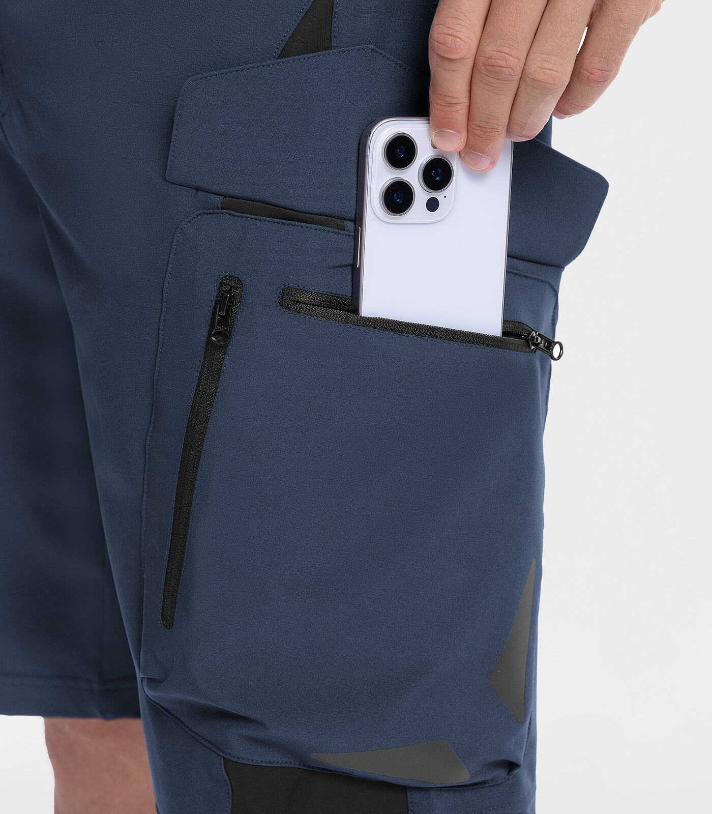 Herren Mountainbike-Shorts Baggy Schnell trocknend Leicht - CycleAir M006