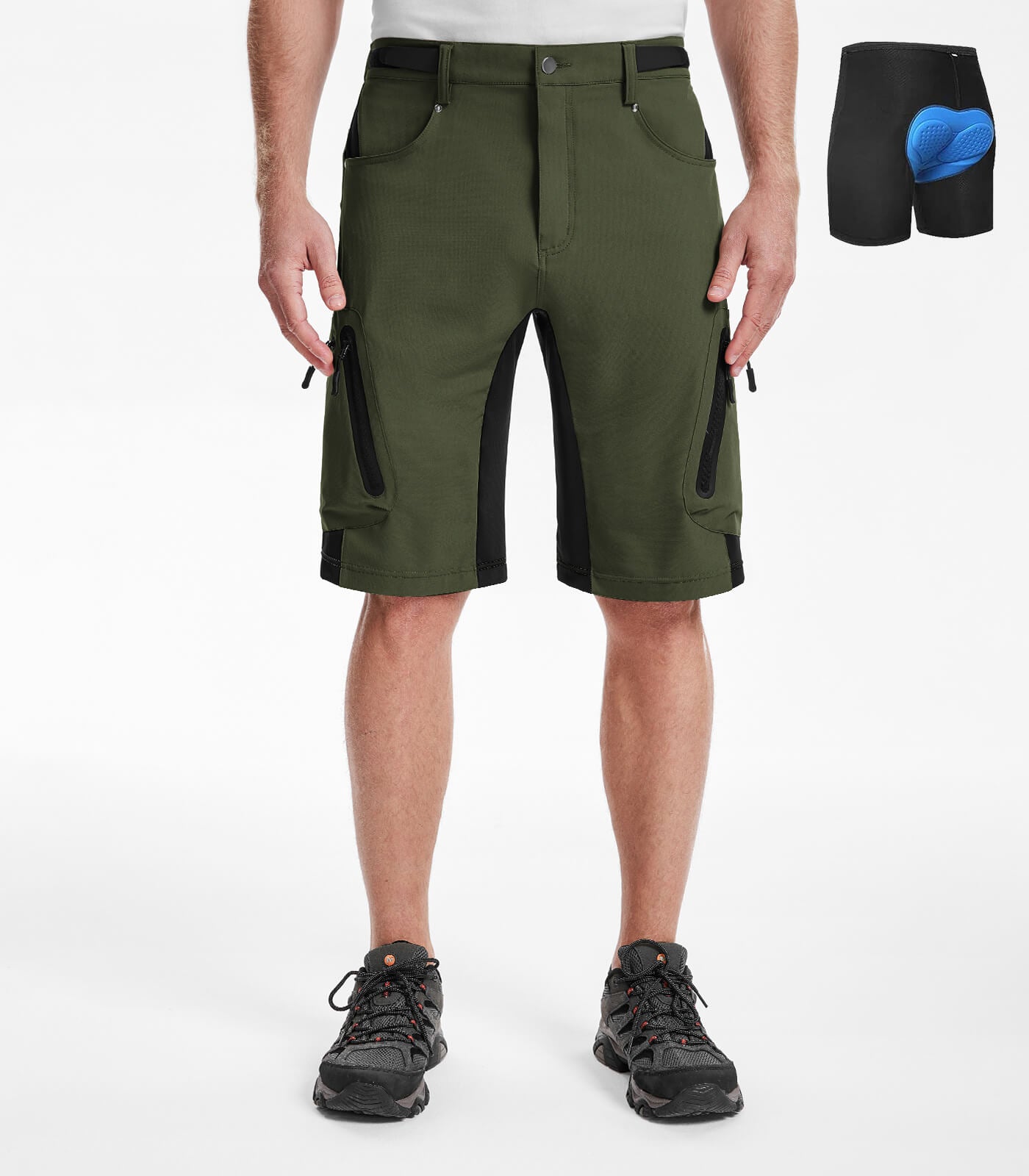 Men's Padded Mountain Bike Shorts - CycleAir M001
