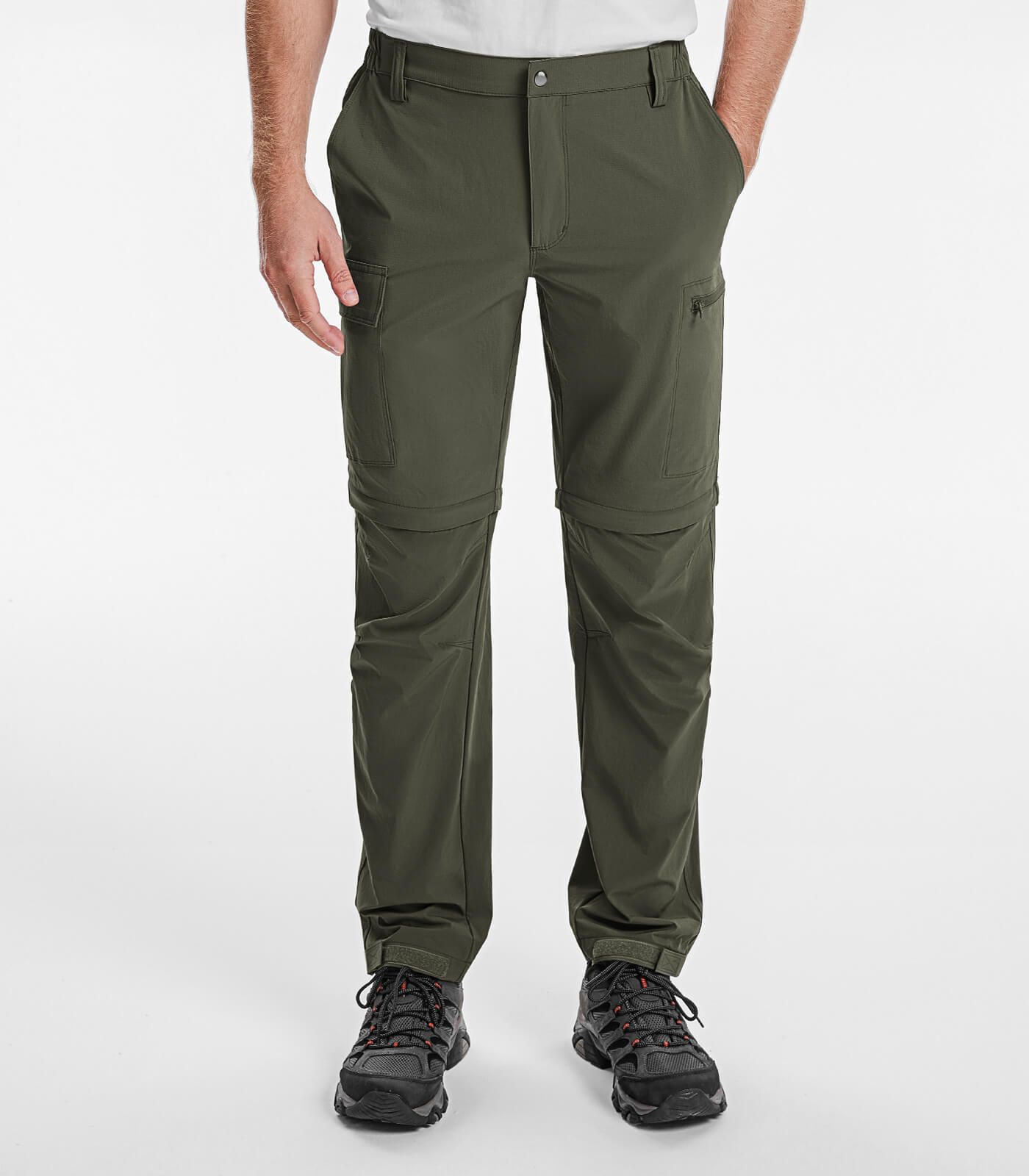 Men's Convertible Hiking Pants Quick Dry Cargo Pants - HikerFlex M015