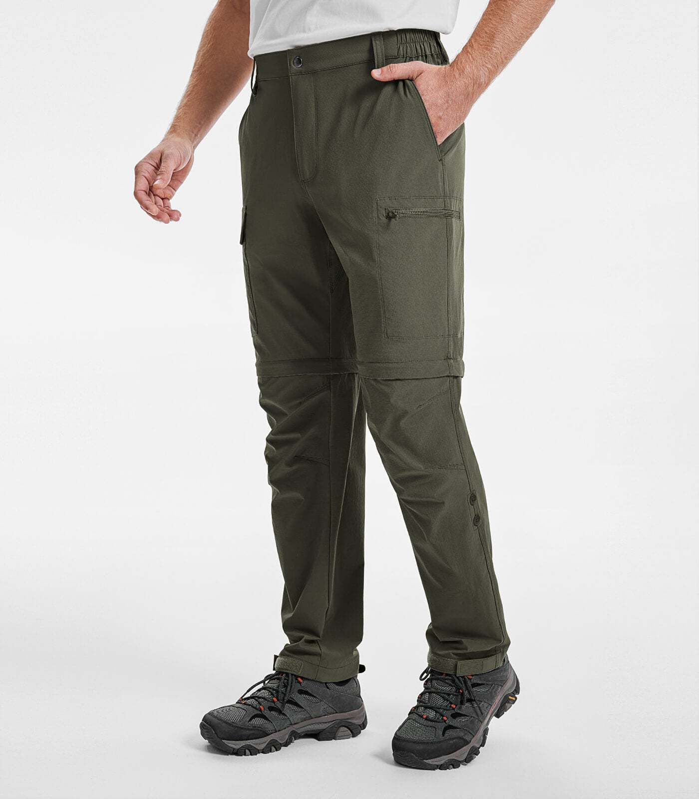 Men's Convertible Hiking Pants Quick Dry Cargo Pants - HikerFlex M015