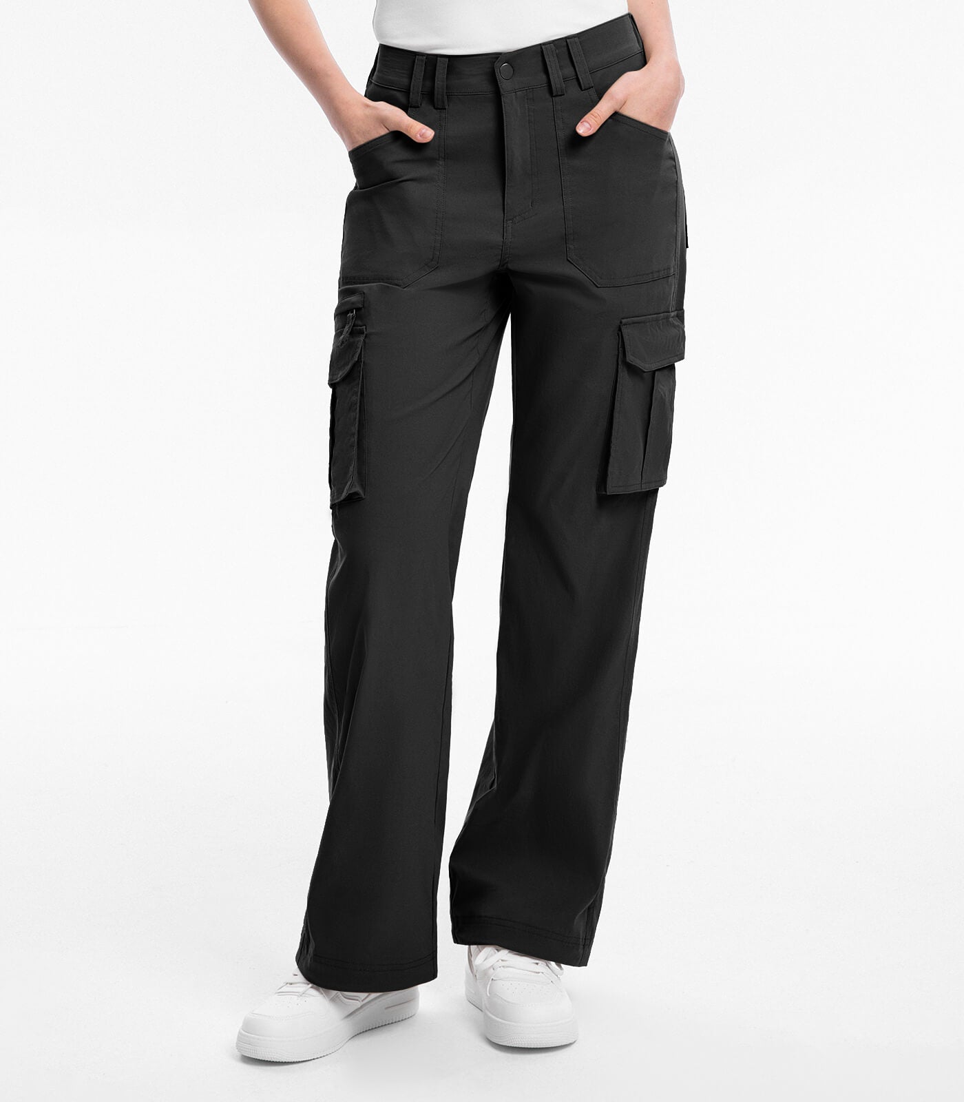 Women's Cargo Hiking Pants High Waisted - HikerFlex W037