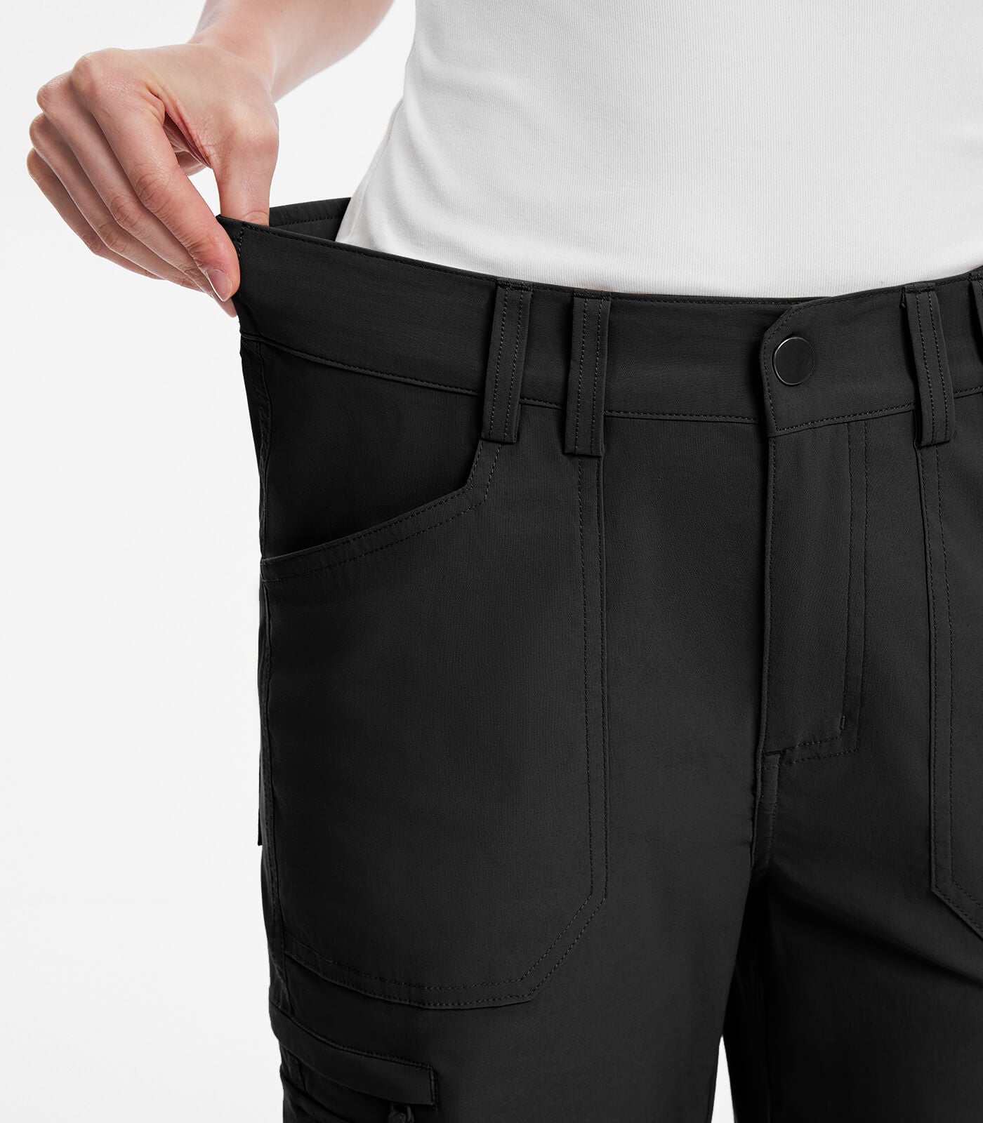 Women's Cargo Hiking Pants High Waisted - HikerFlex W037