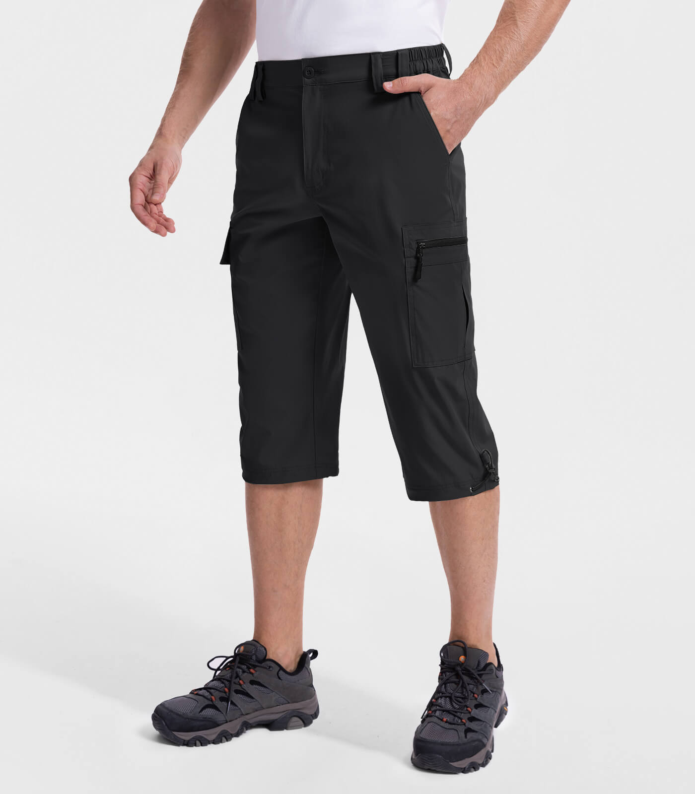 Men's 3/4 Short Bermuda Cargo Outdoor Capris - TrailPioneer M031