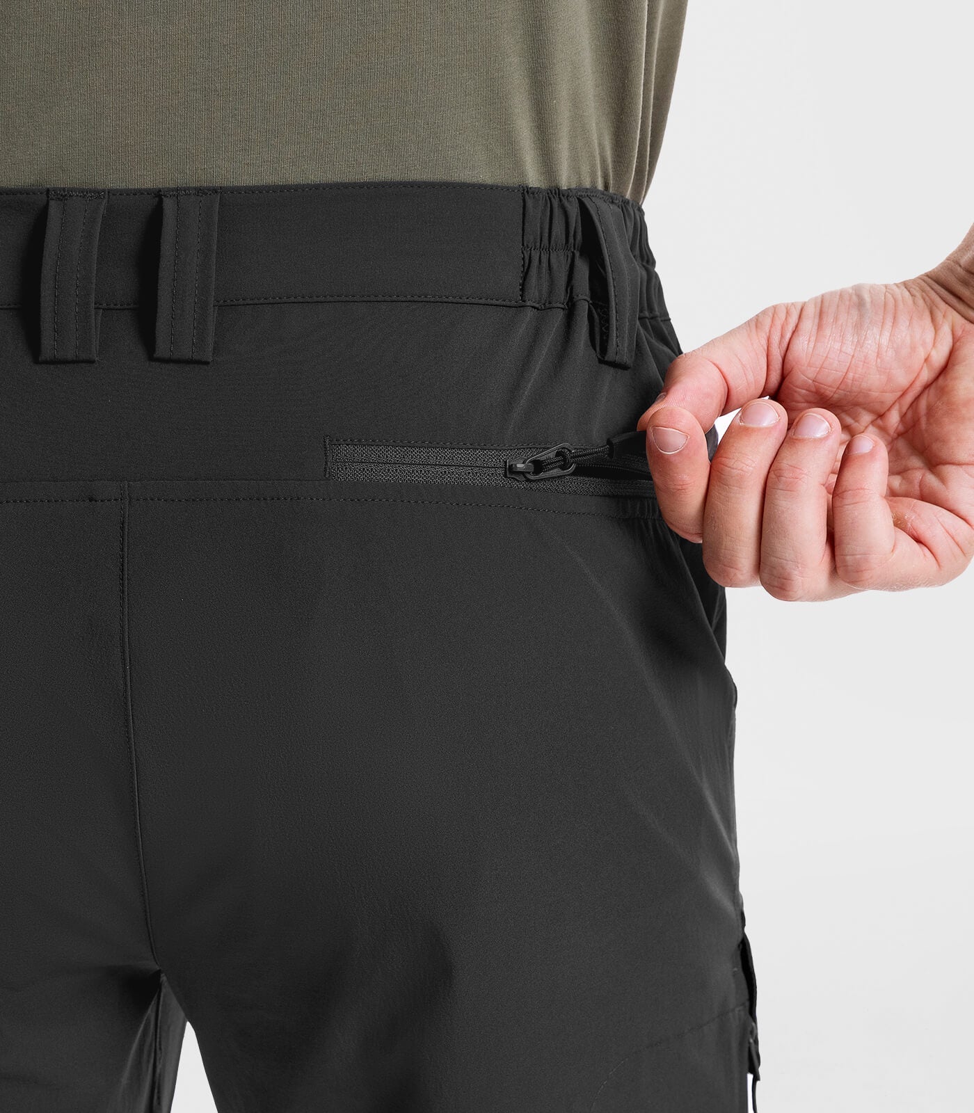 Men's Hiking Cargo Pants Waterproof Quick Dry 7 Pockets - HikerFlex M034