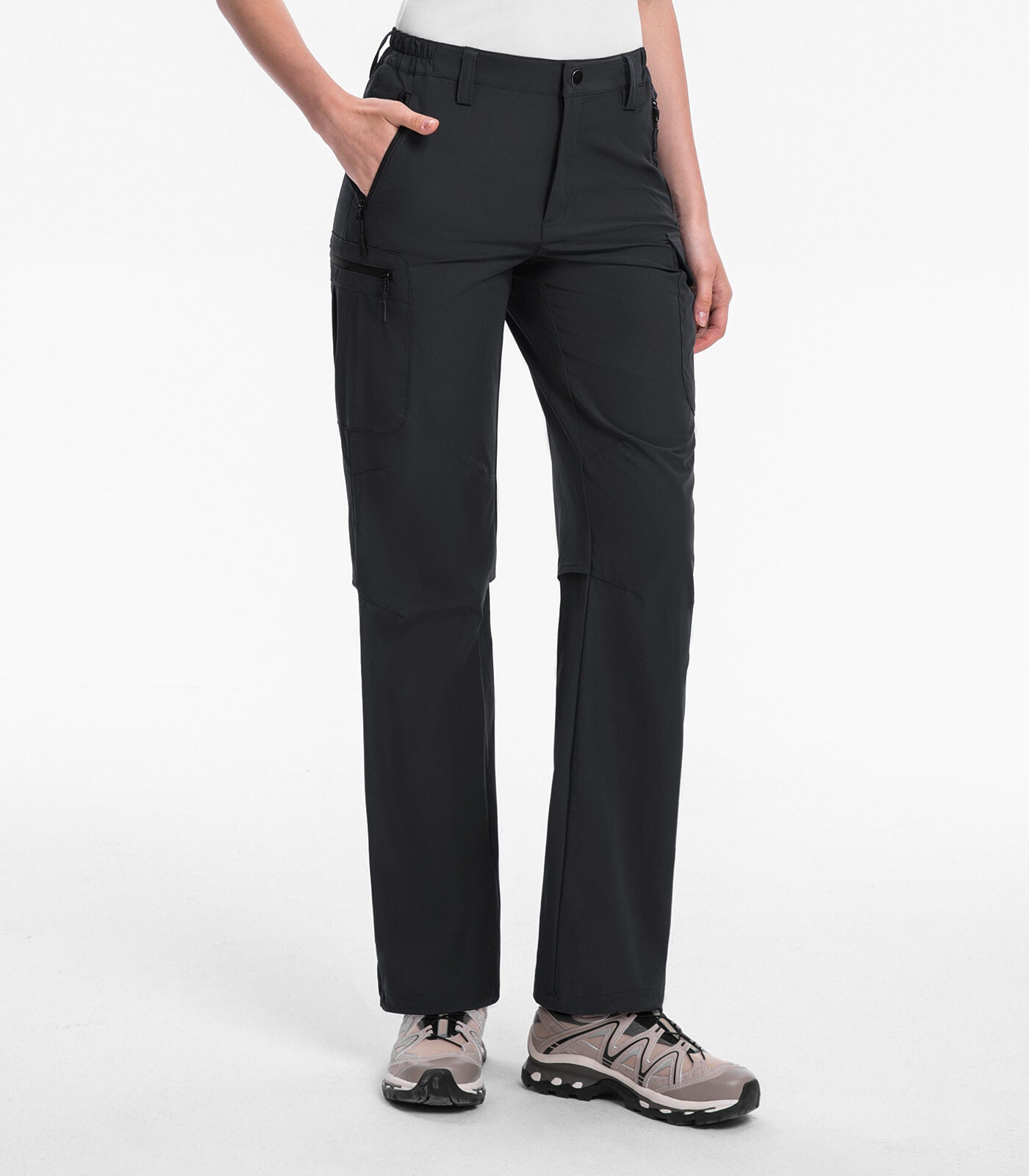 Women's Hiking Pants Cargo Quick-Dry Stretch Lightweight - HikerFlex W022