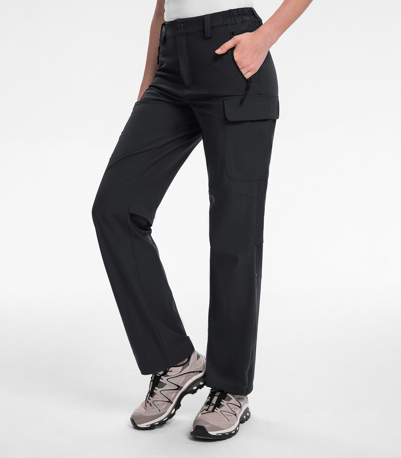 Women's Hiking Pants Cargo Quick-Dry Stretch Lightweight - HikerFlex W022