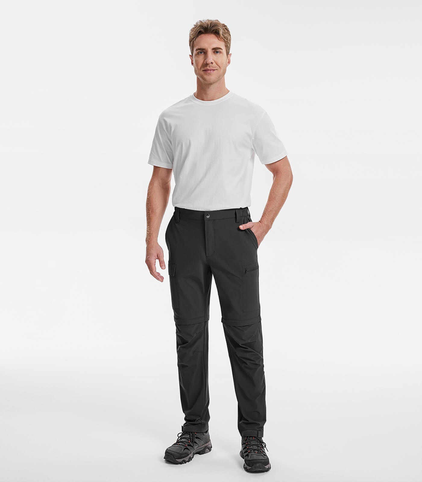 Men's Convertible Hiking Pants Quick Dry Cargo Pants - HikerFlex M015