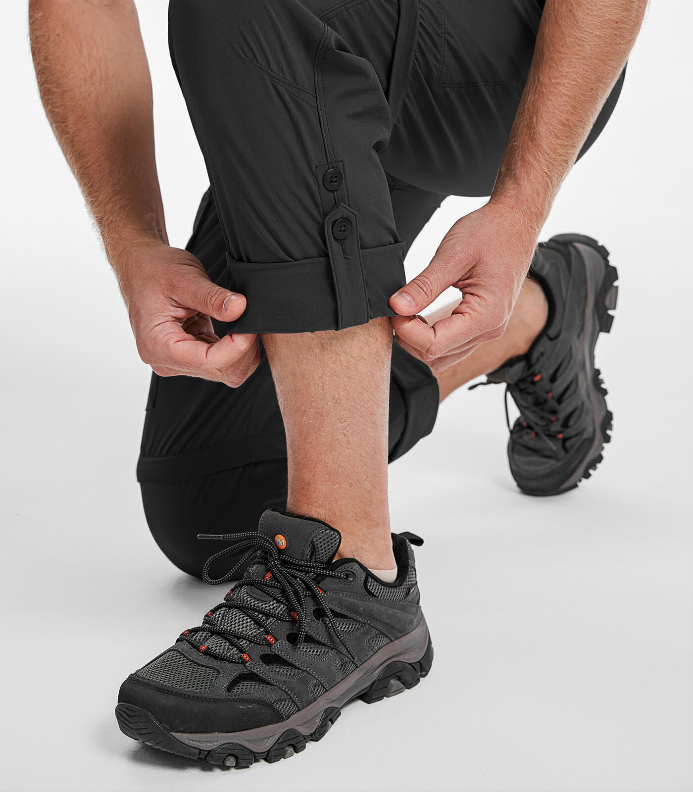 Men's Convertible Hiking Pants Quick Dry Cargo Pants - HikerFlex M015