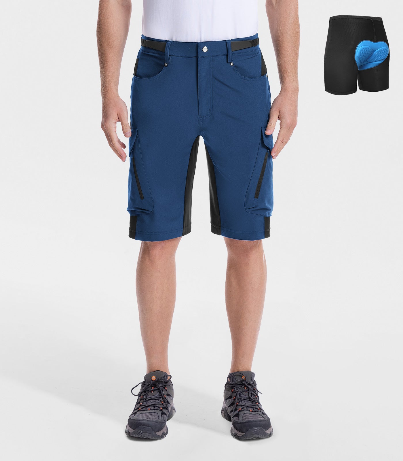 Pantaloni scurți bărbătești pentru bicicletă montană, largi, uscare rapidă, ușori - CycleAir M006