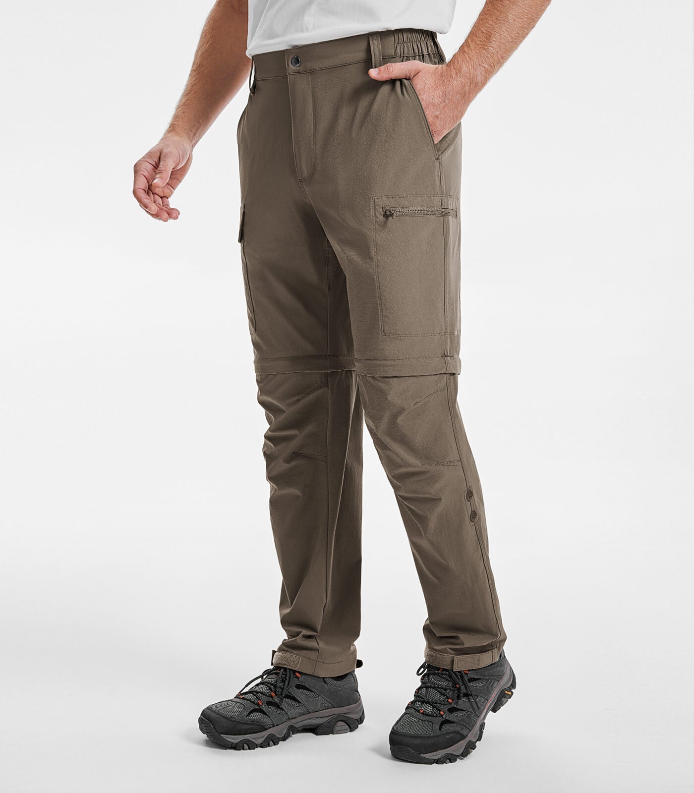 Men's Convertible Hiking Pants Quick Dry Cargo Pants - HikerFlex M015