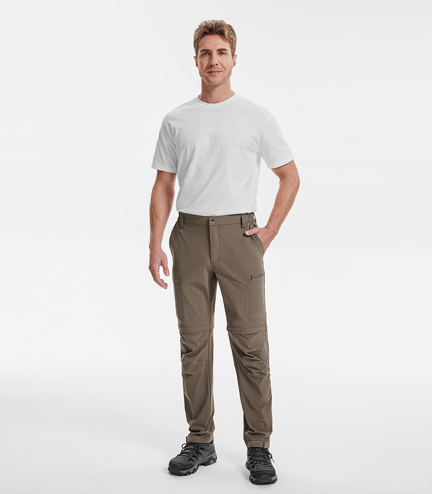 Men's Convertible Hiking Pants Quick Dry Cargo Pants - HikerFlex M015