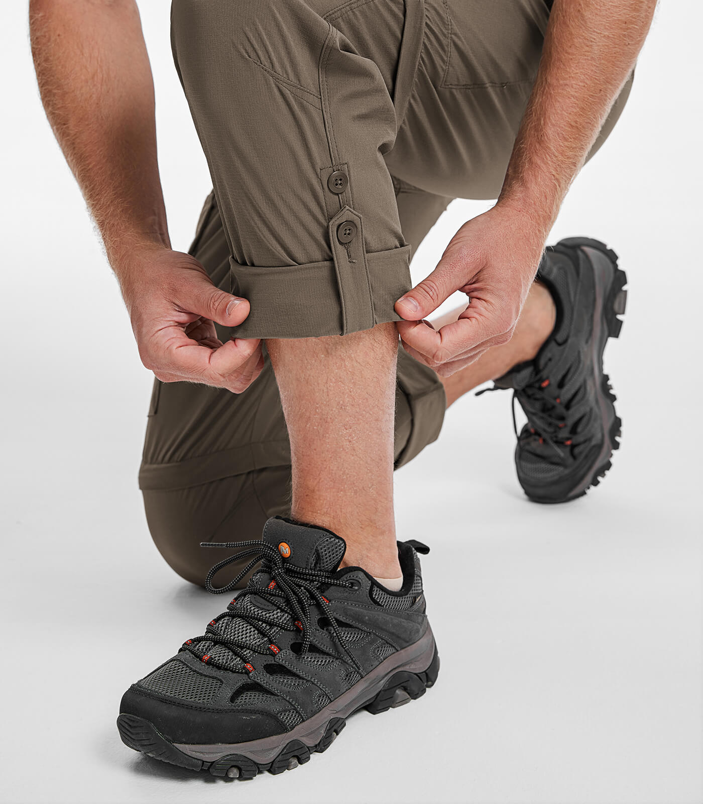 Men's Convertible Hiking Pants Quick Dry Cargo Pants - HikerFlex M015
