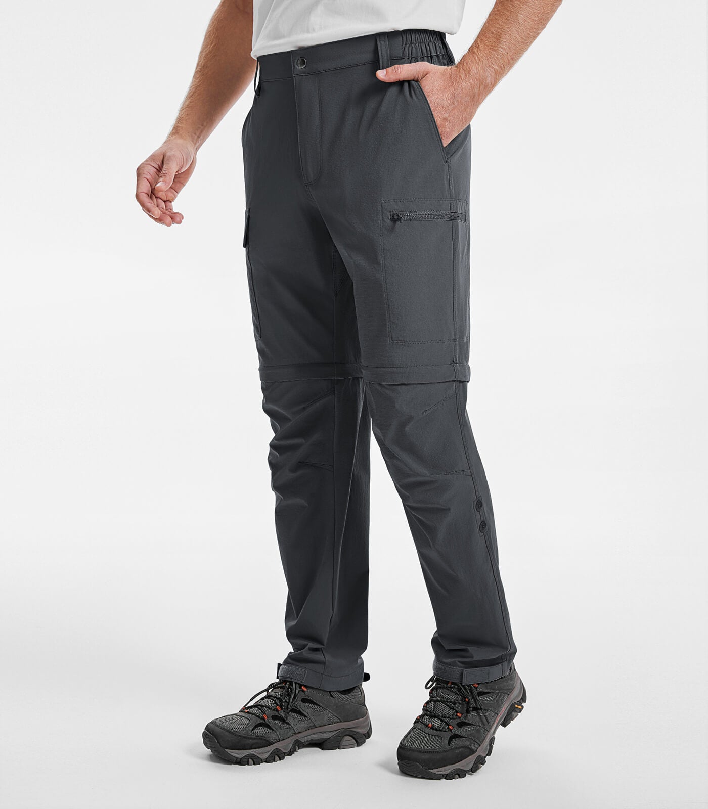 Men's Convertible Hiking Pants Quick Dry Cargo Pants - HikerFlex M015