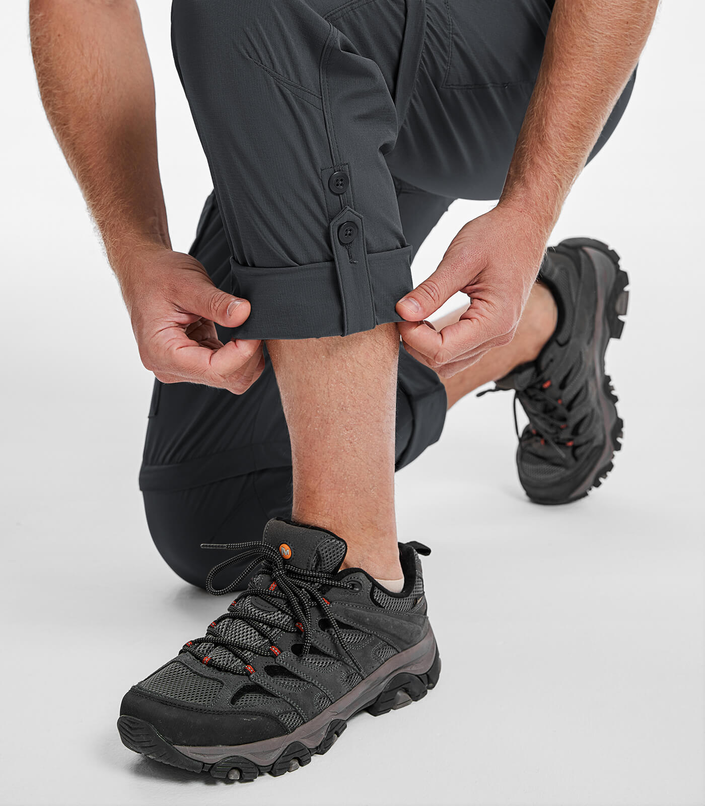 Men's Convertible Hiking Pants Quick Dry Cargo Pants - HikerFlex M015