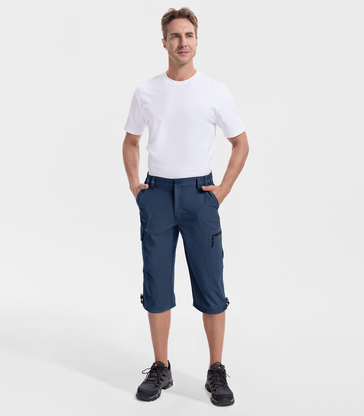 Men's 3/4 Short Bermuda Cargo Outdoor Capris - TrailPioneer M031