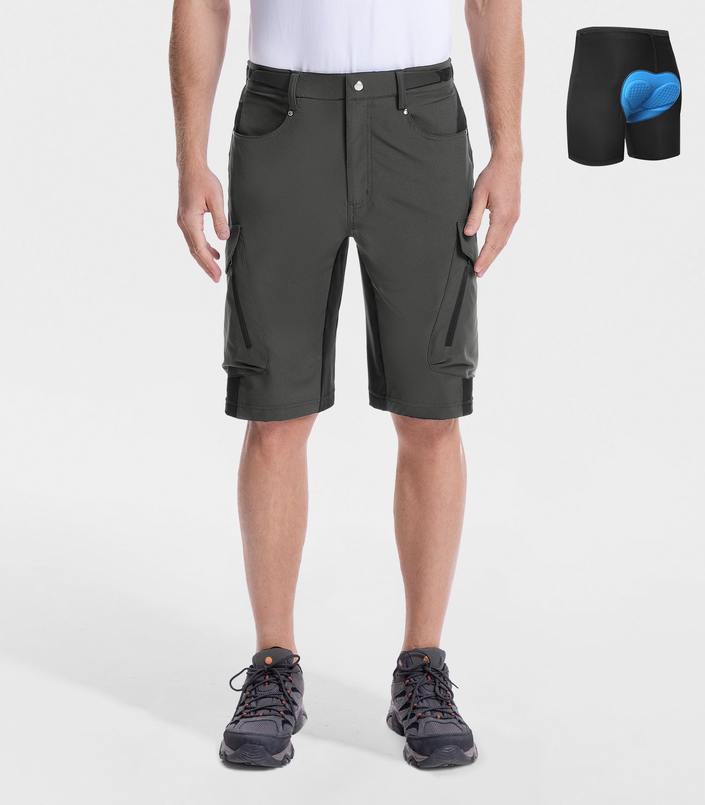 Pantaloni scurți bărbătești pentru bicicletă montană, largi, uscare rapidă, ușori - CycleAir M006