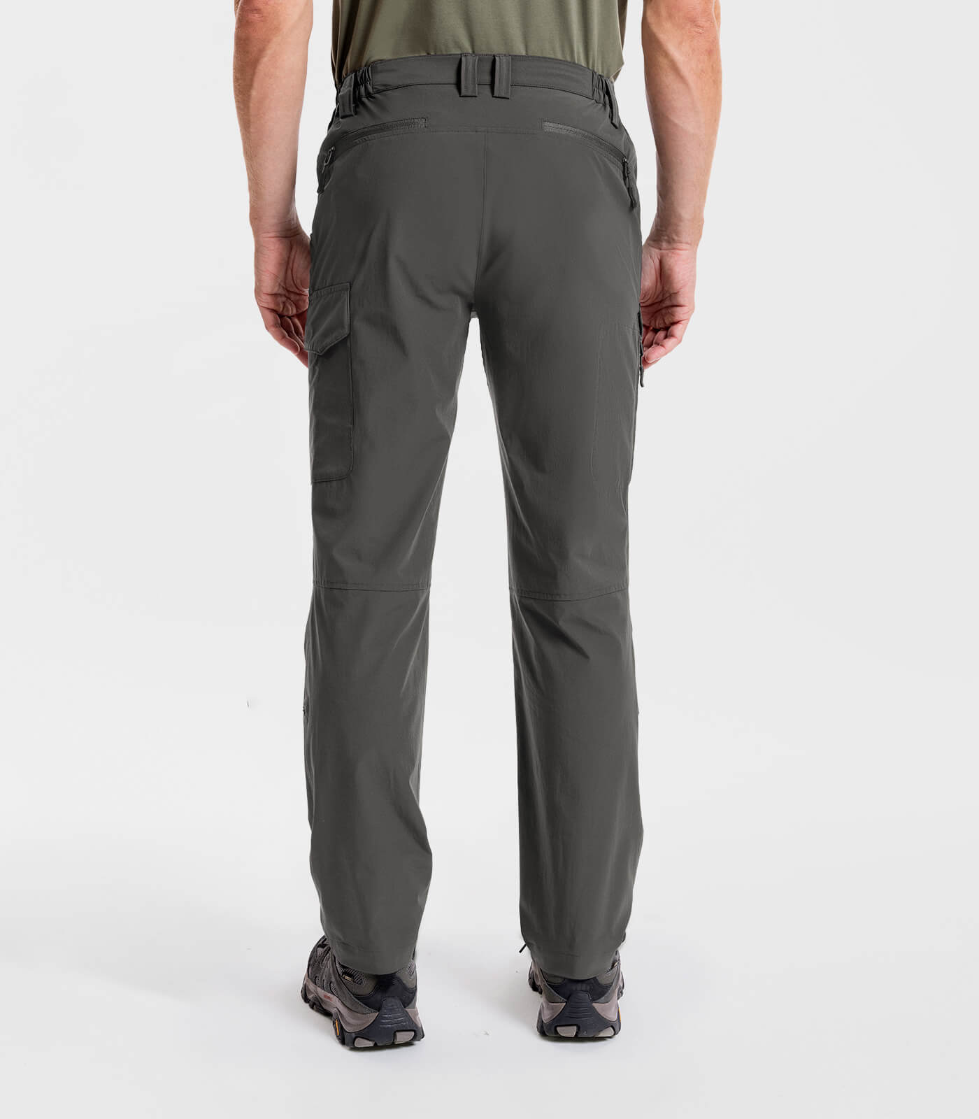 Men's Hiking Cargo Pants Waterproof Quick Dry 7 Pockets - HikerFlex M034