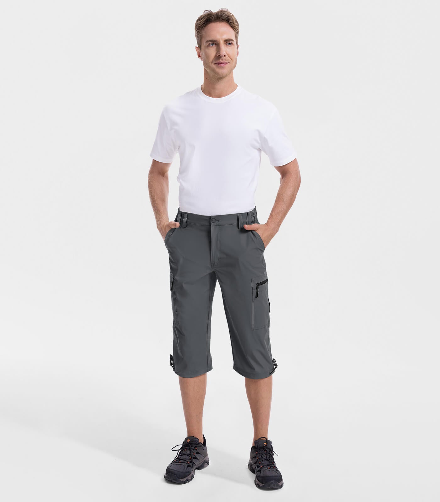 Men's 3/4 Short Bermuda Cargo Outdoor Capris - TrailPioneer M031