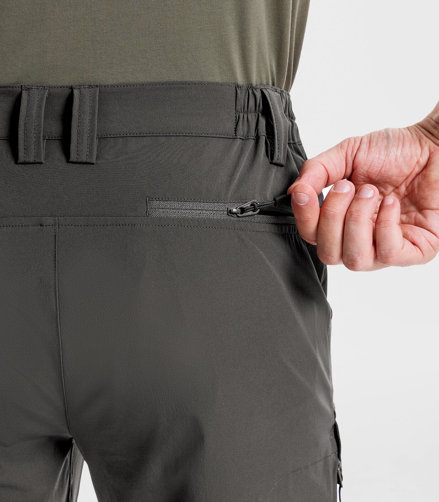 Men's Hiking Cargo Pants Waterproof Quick Dry 7 Pockets - HikerFlex M034