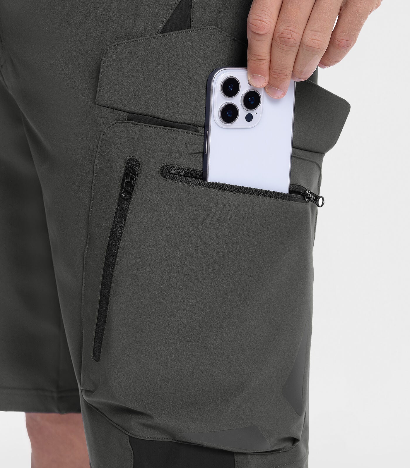 Herren Mountainbike-Shorts Baggy Schnell trocknend Leicht - CycleAir M006