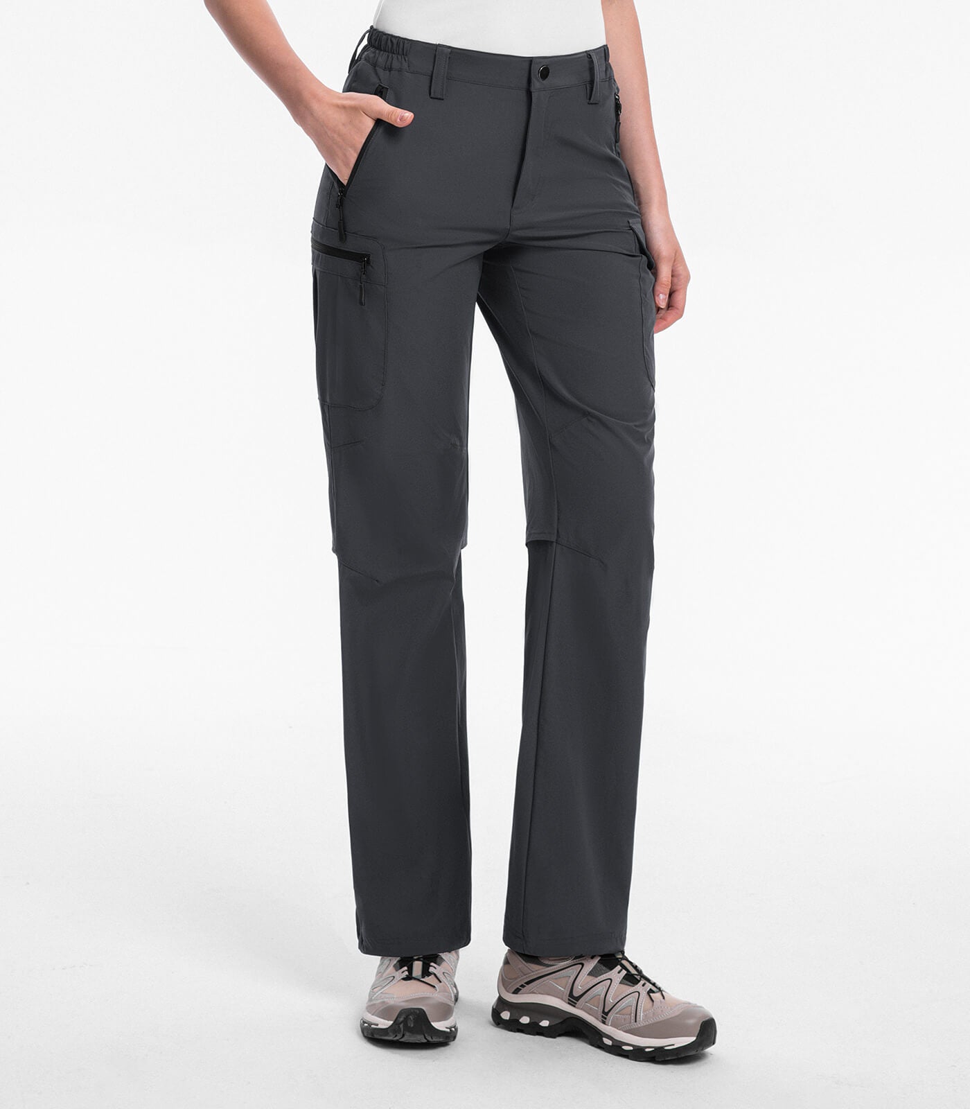 Women's Hiking Pants Cargo Quick-Dry Stretch Lightweight - HikerFlex W022