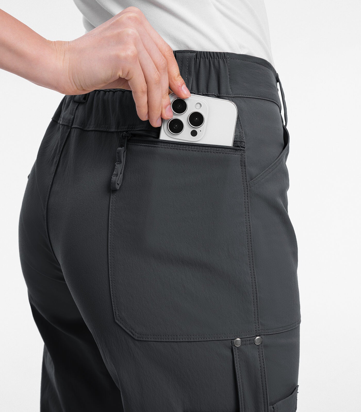 Damen Cargo Capri-Hosen 12