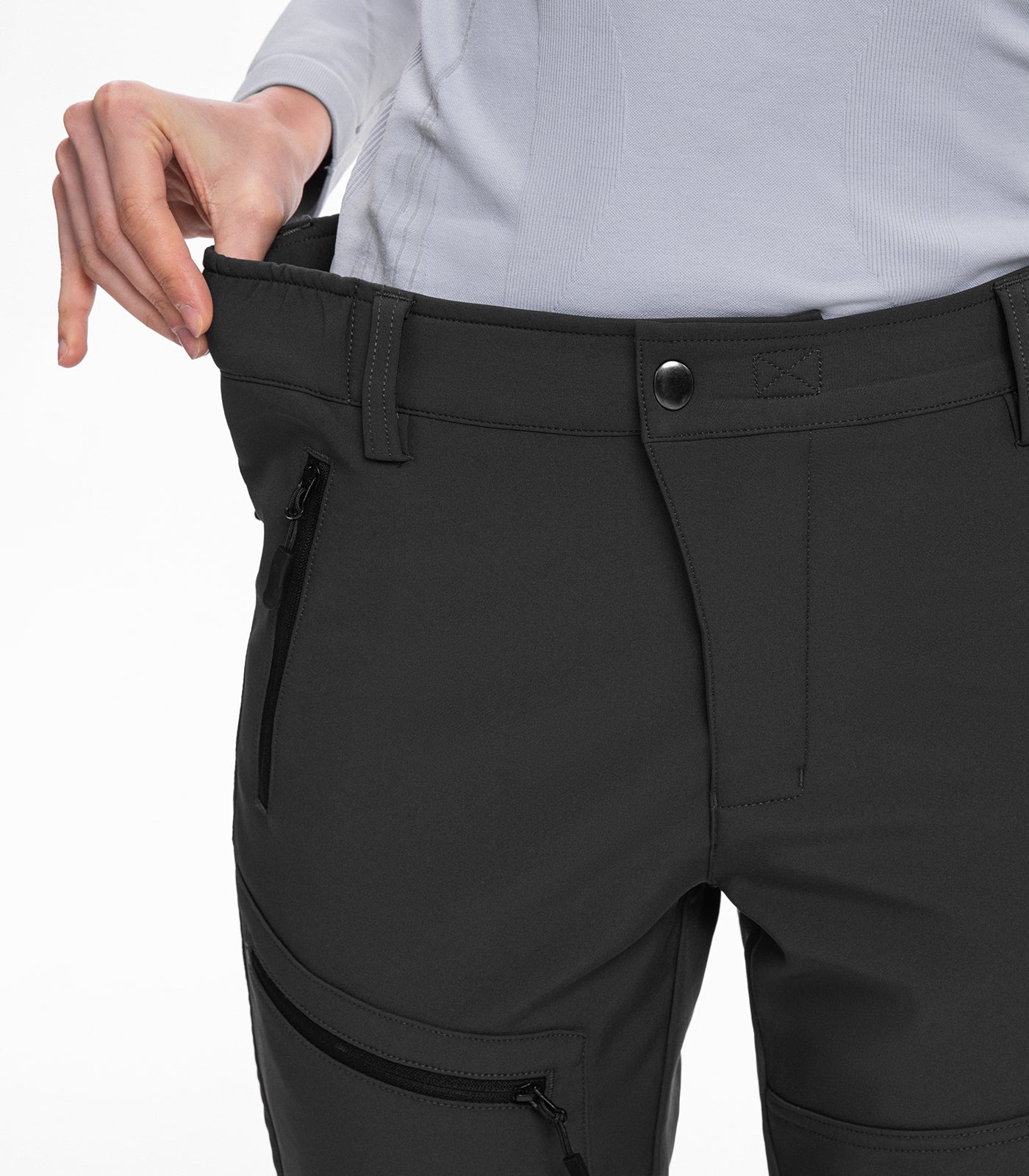 Pantaloni de drumeție evazați pentru schi pe zăpadă pentru femei - SnowVenture W021