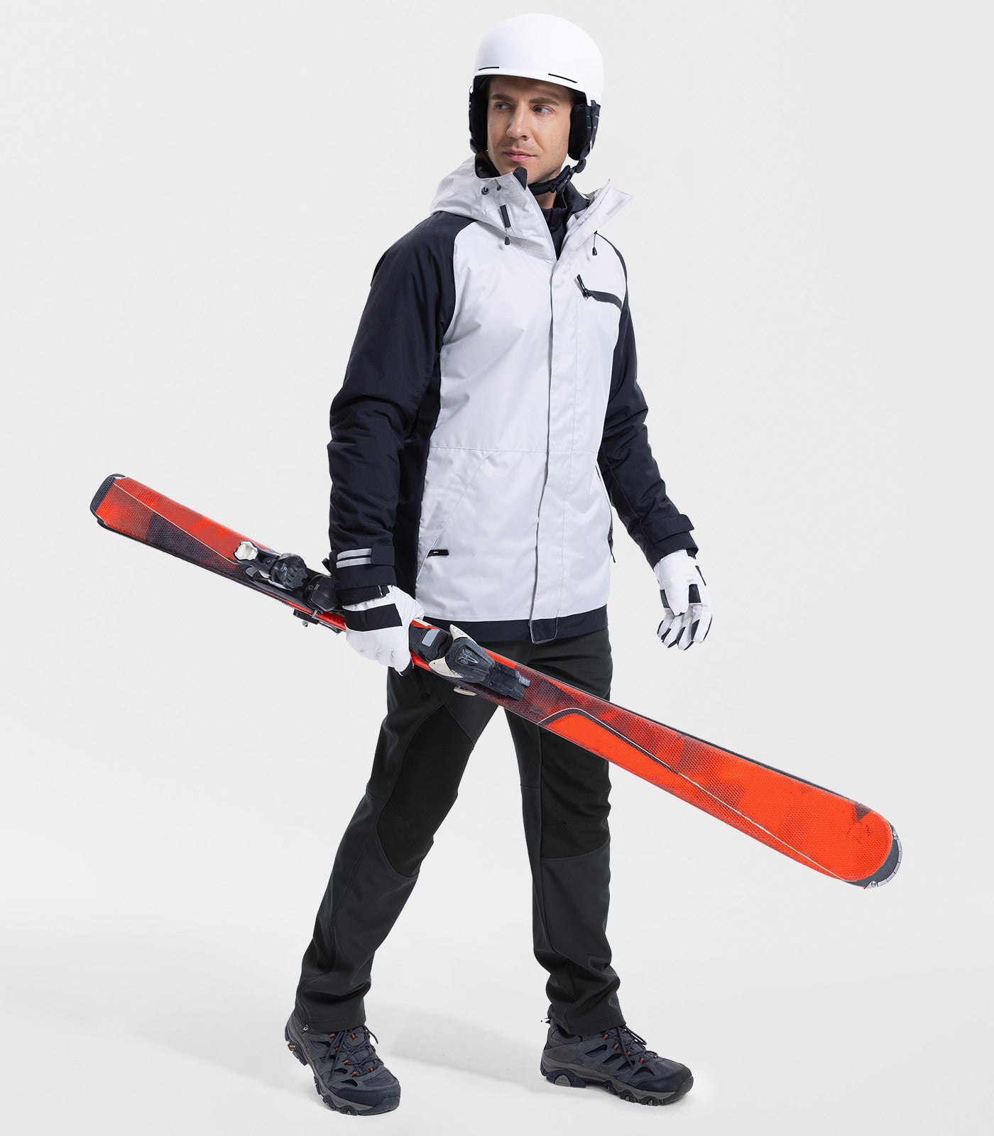 Men's Snow Ski Pants Fleece Lined Waterproof - SnowVenture M041
