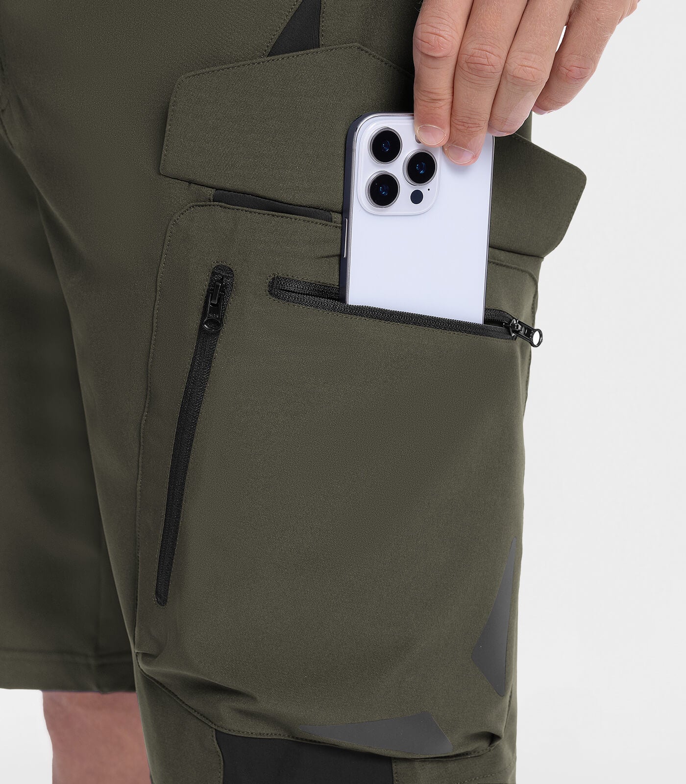 Herren Mountainbike-Shorts Baggy Schnell trocknend Leicht - CycleAir M006
