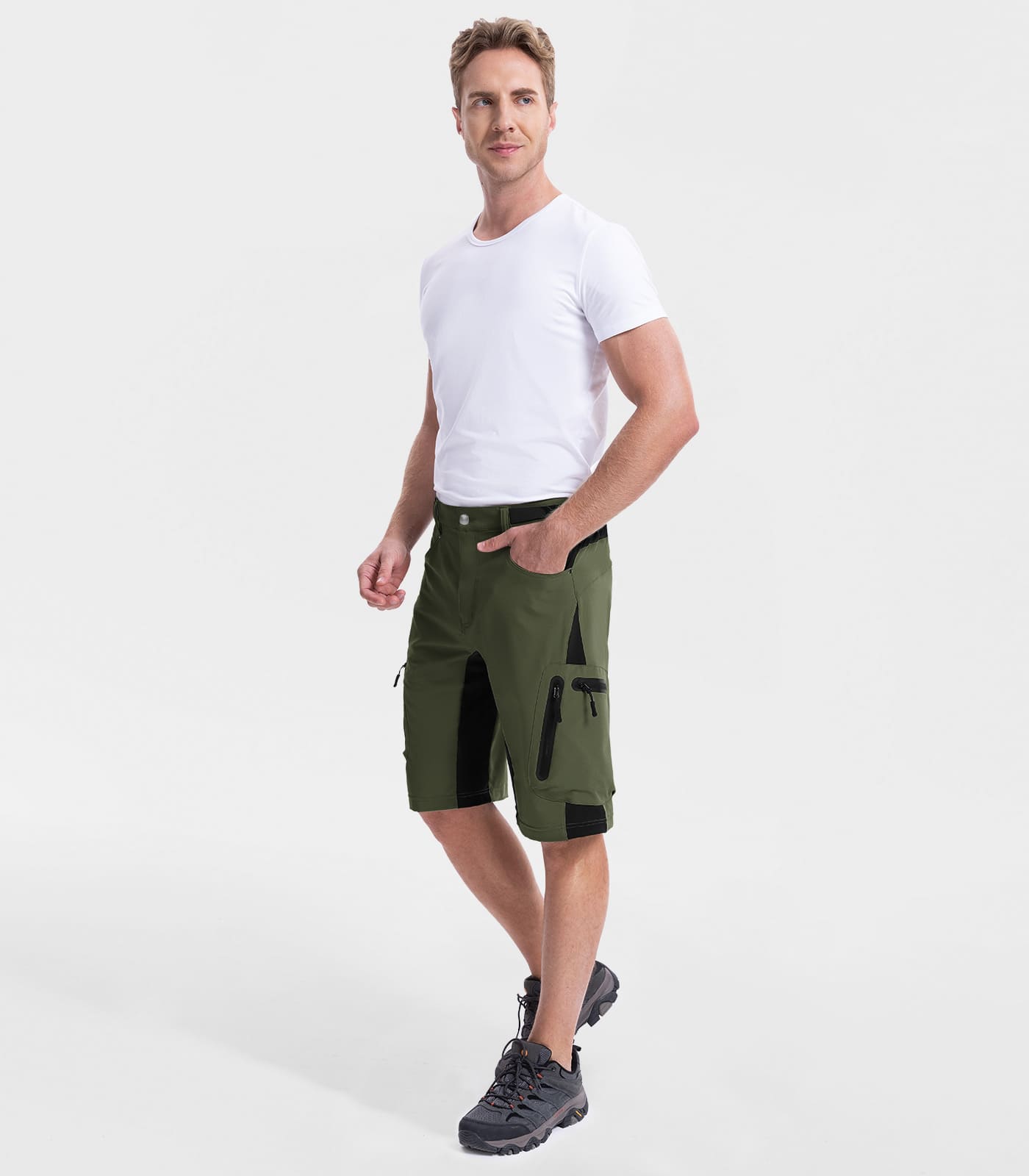 Men's Hiking Cargo Shorts - TrailPioneer M001