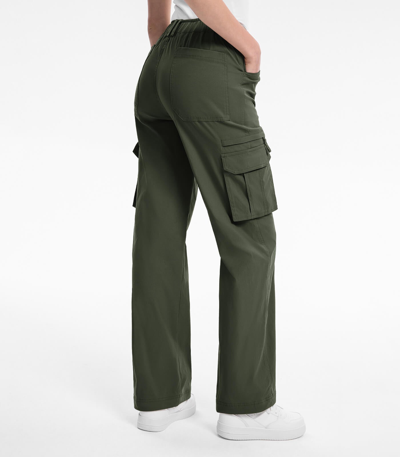 Women's Cargo Hiking Pants High Waisted - HikerFlex W037