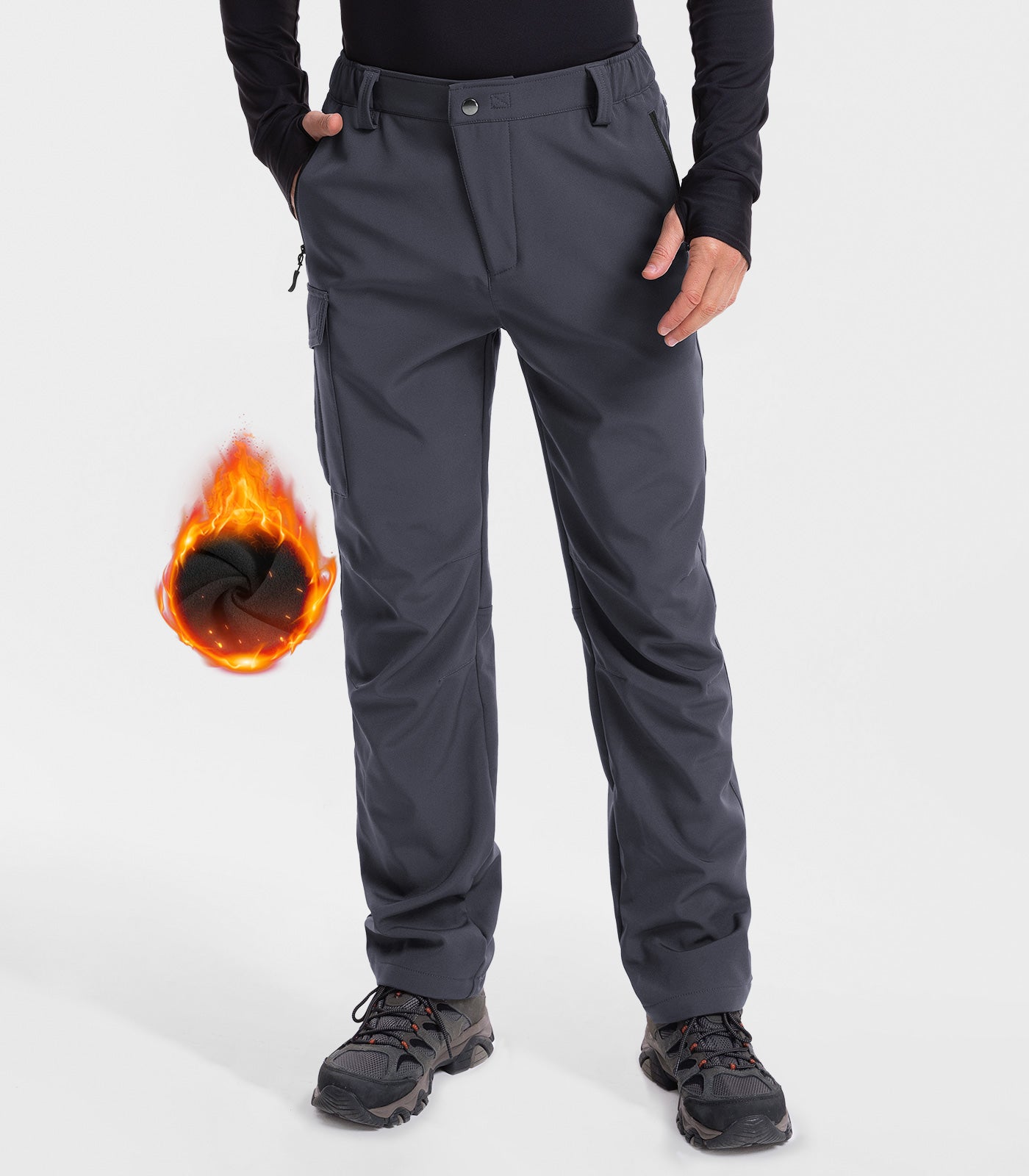 Men's Snow Ski Pants Multi-Pocket, Superior Fabric, Water