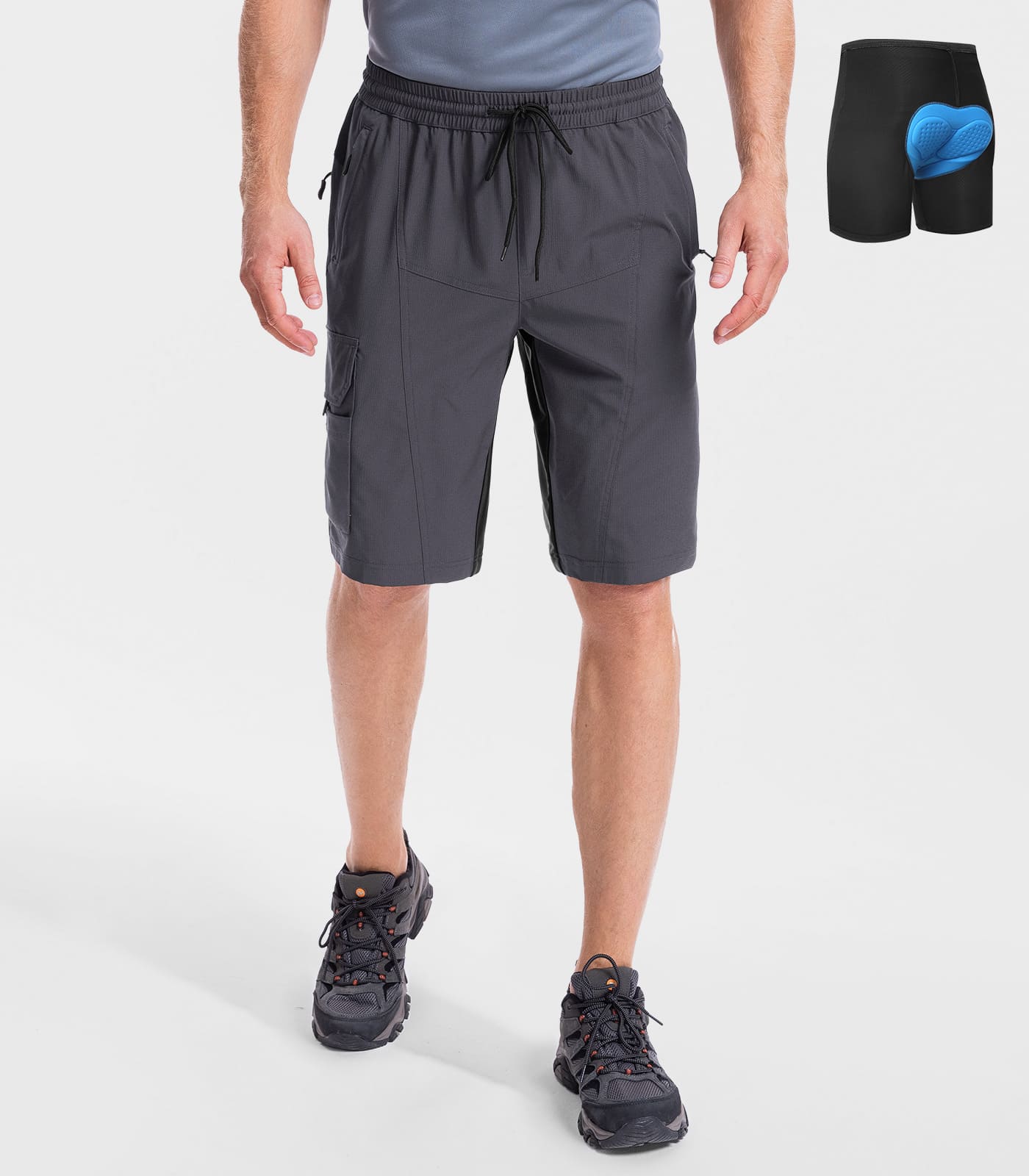 Gepolsterte Mountainbike-Shorts für Herren