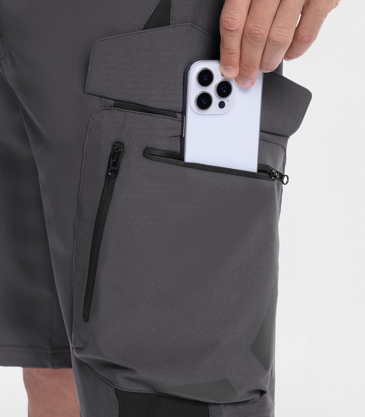 Herren Mountainbike-Shorts Baggy Schnell trocknend Leicht - CycleAir M006
