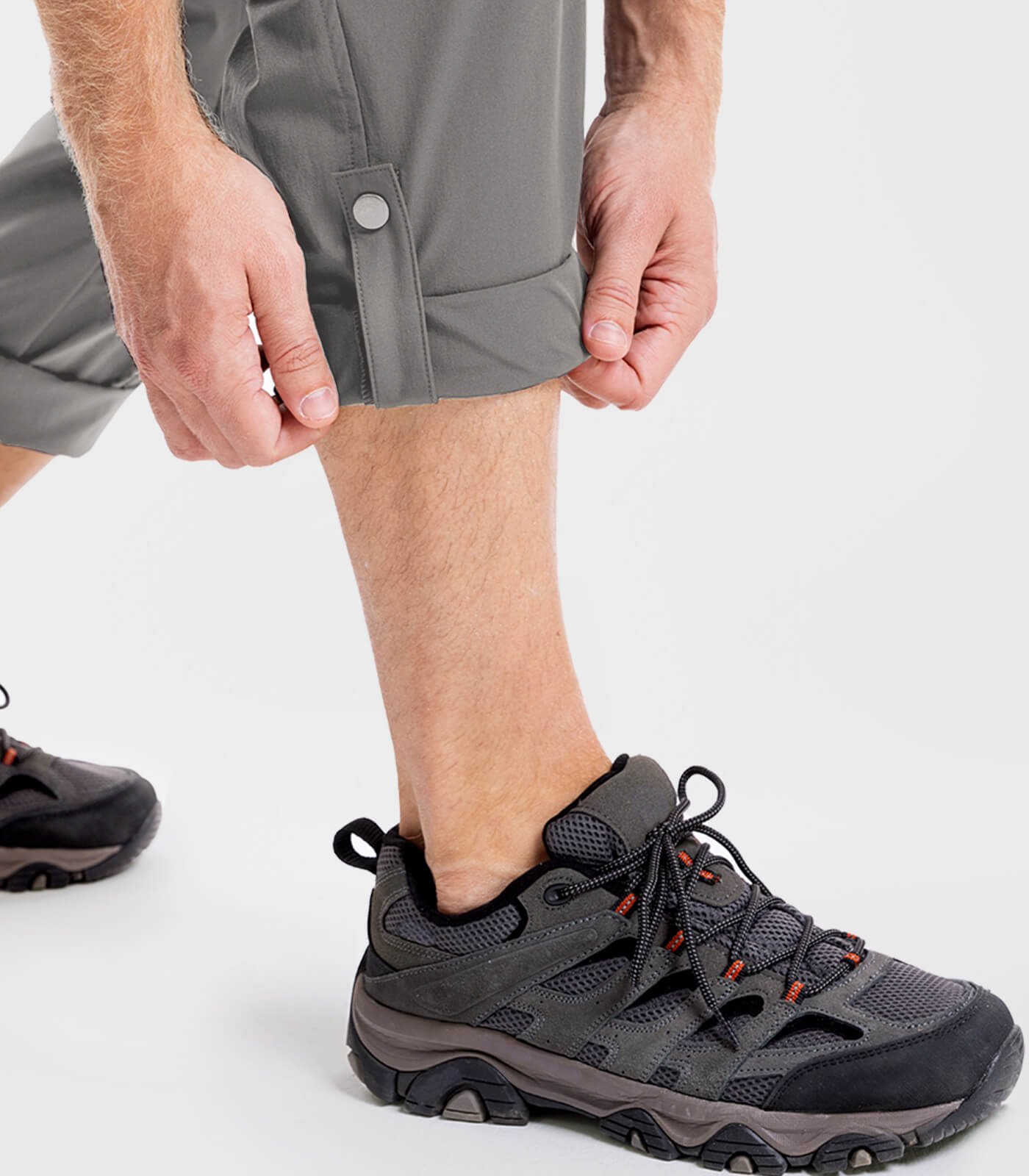 Men's Hiking Cargo Pants Waterproof Quick Dry 7 Pockets - HikerFlex M034