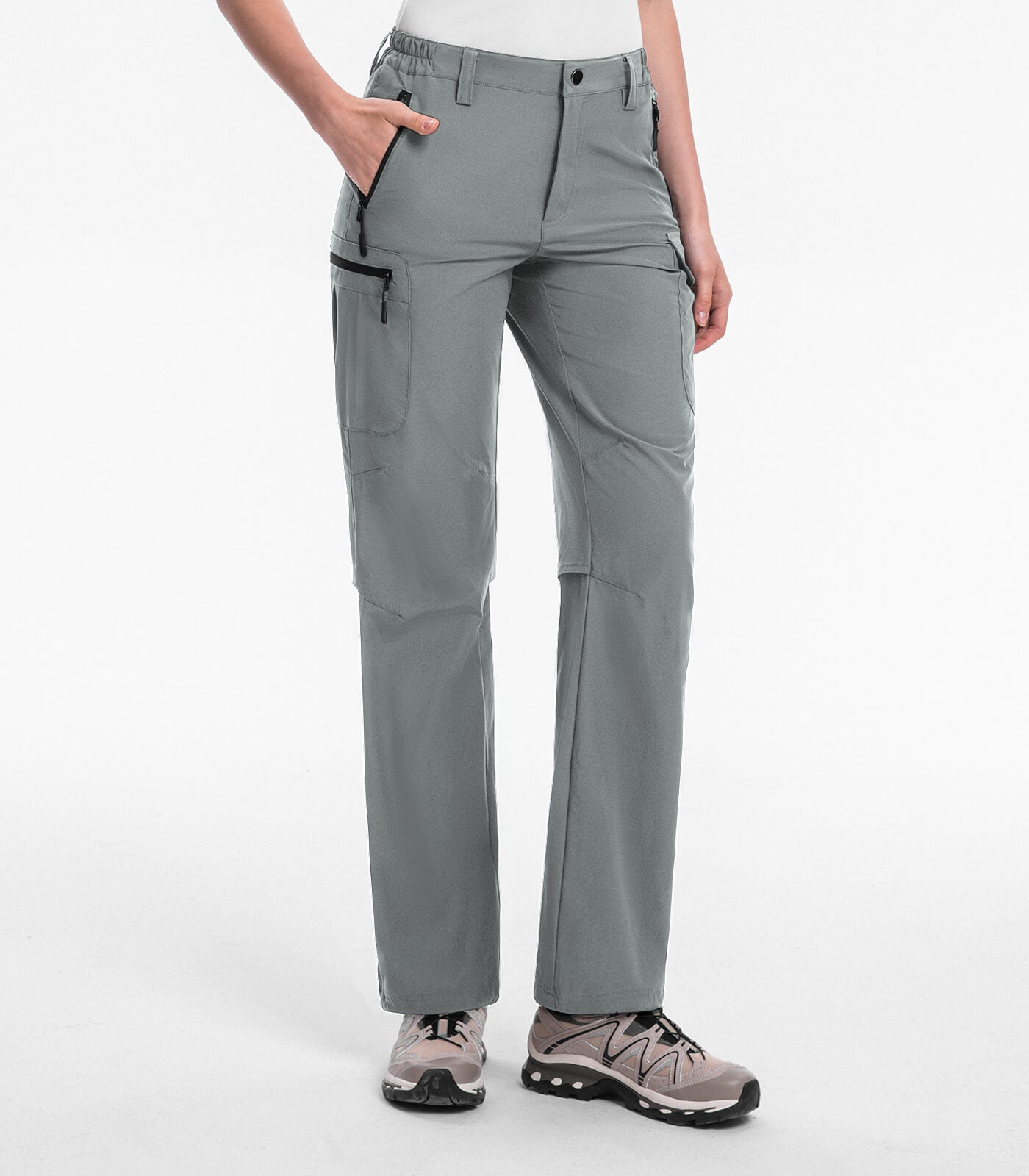 Women's Hiking Pants Cargo Quick-Dry Stretch Lightweight - HikerFlex W022