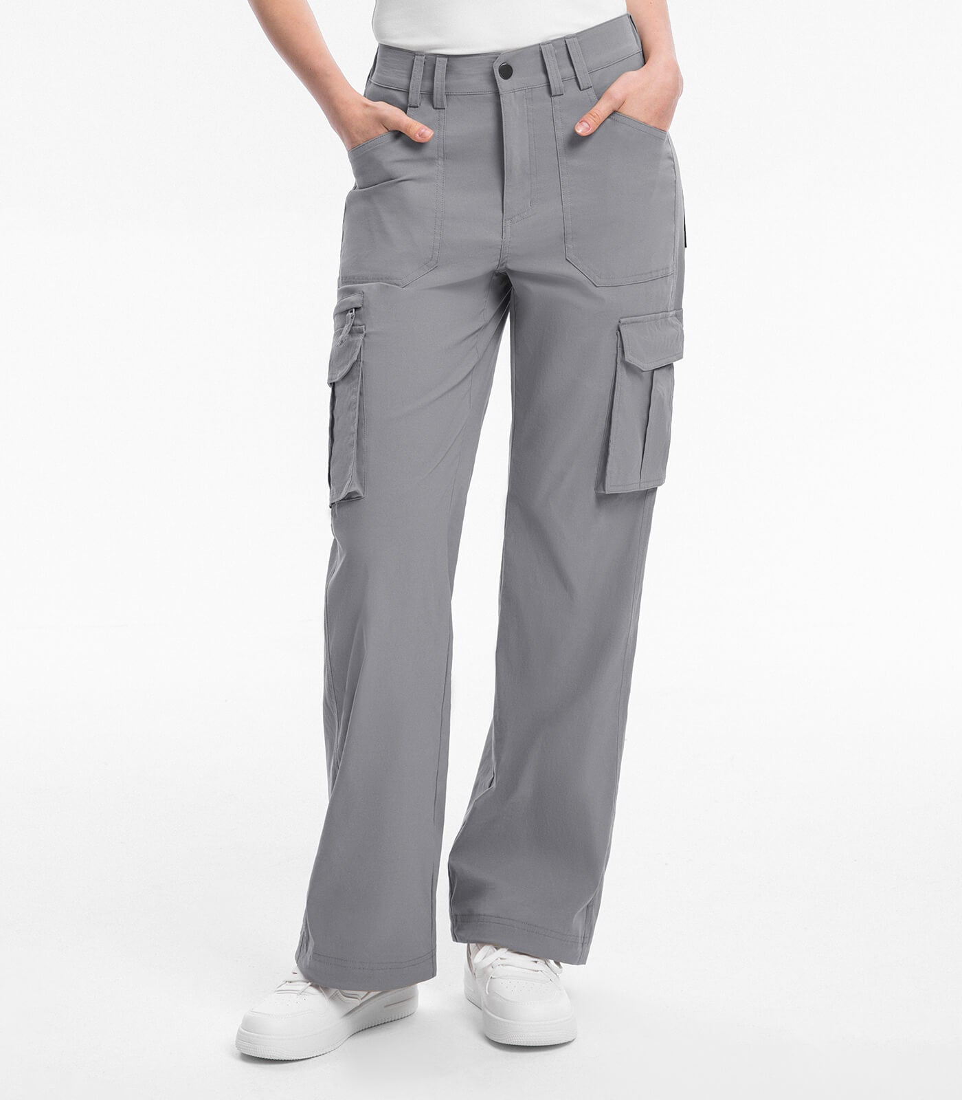 Women's Cargo Hiking Pants High Waisted - HikerFlex W037