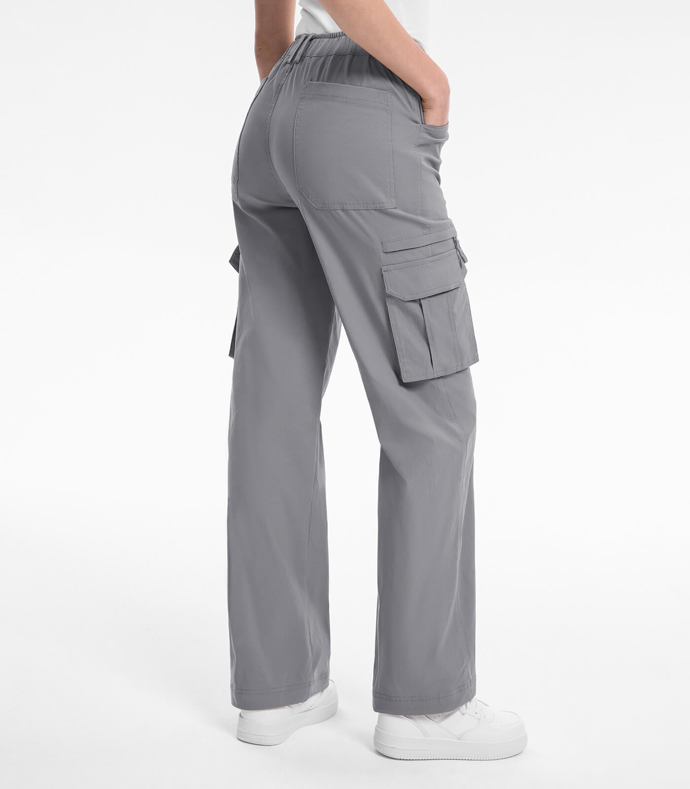 Women's Cargo Hiking Pants High Waisted - HikerFlex W037
