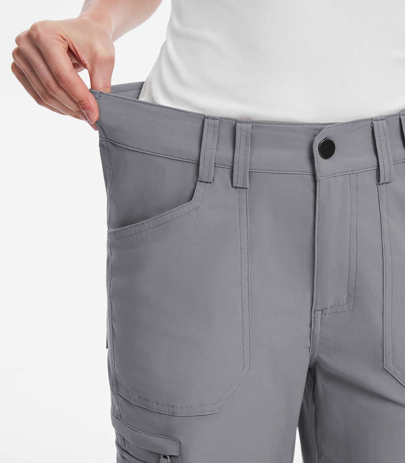 Women's Cargo Hiking Pants High Waisted - HikerFlex W037