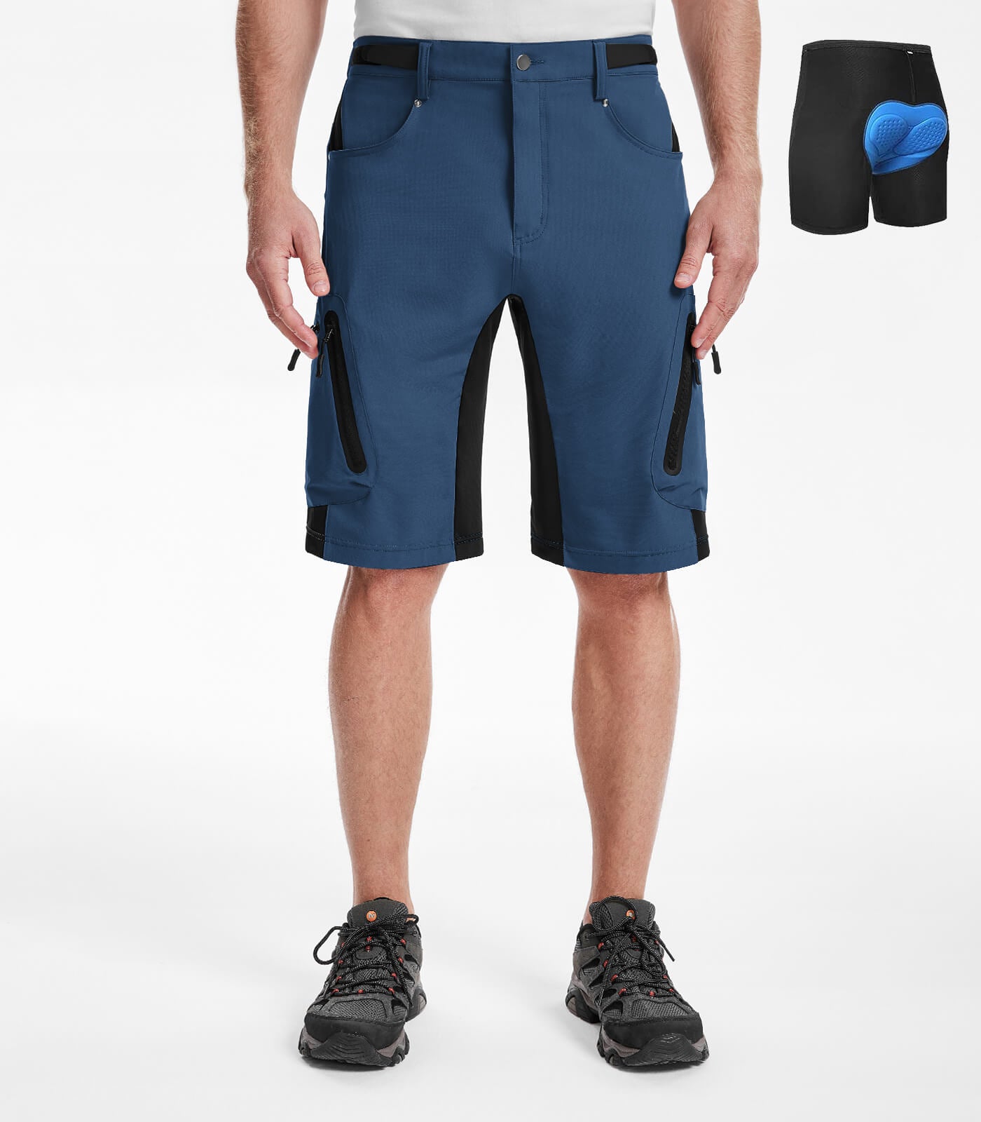Men's Padded Mountain Bike Shorts - CycleAir M001