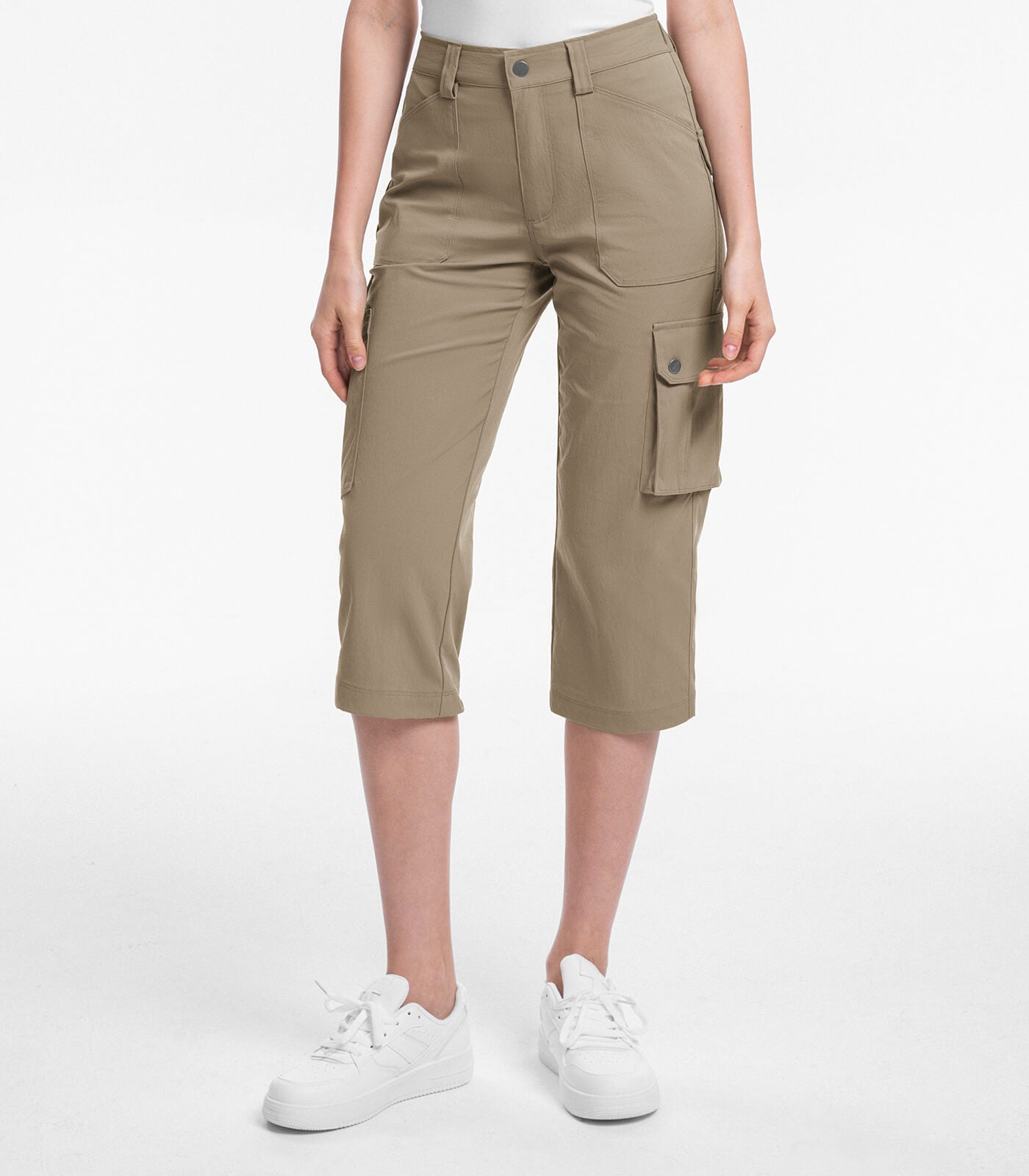 Damen Cargo Capri-Hosen 12